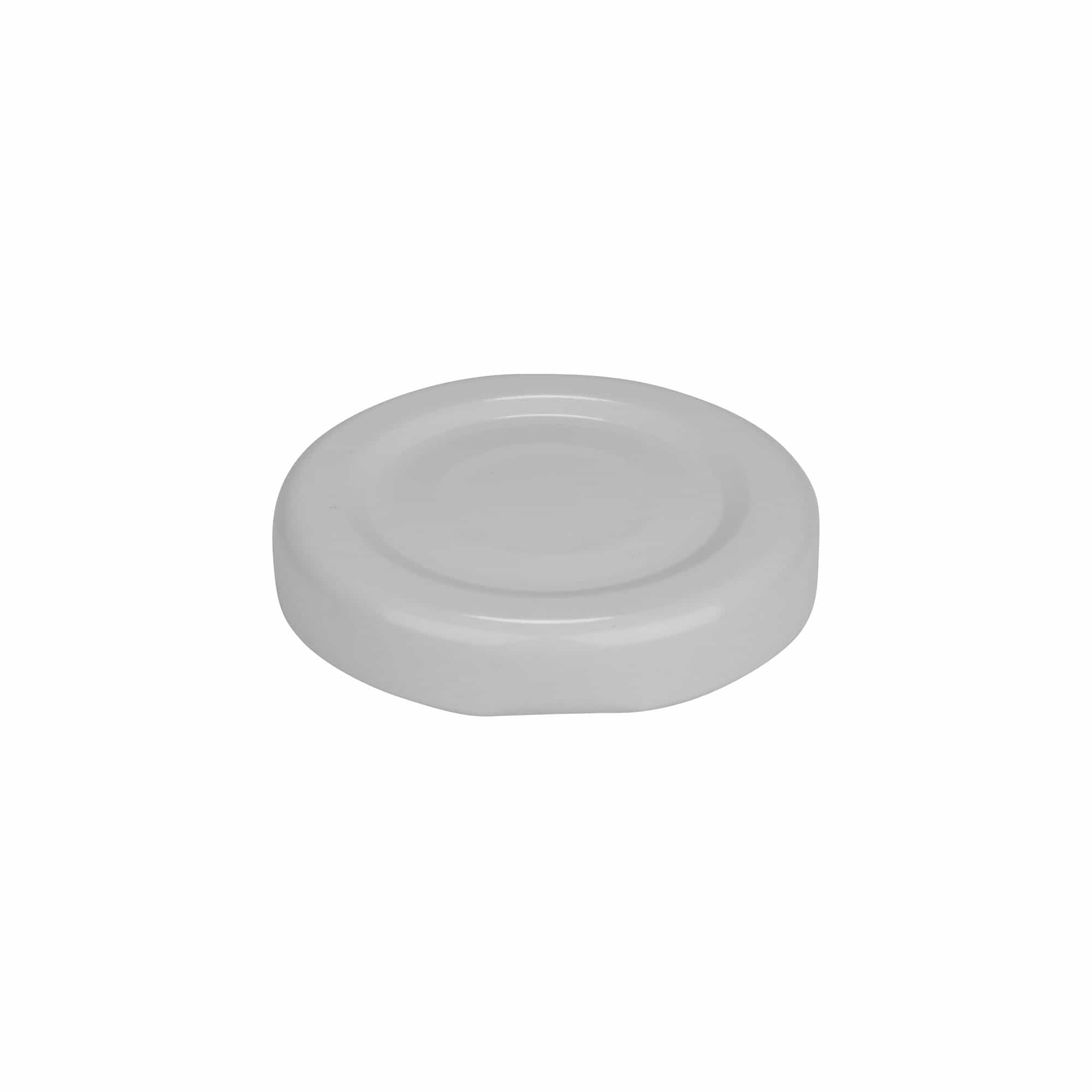 Twist-off-lokk, hvitblekk, hvit, for åpning: TO 43