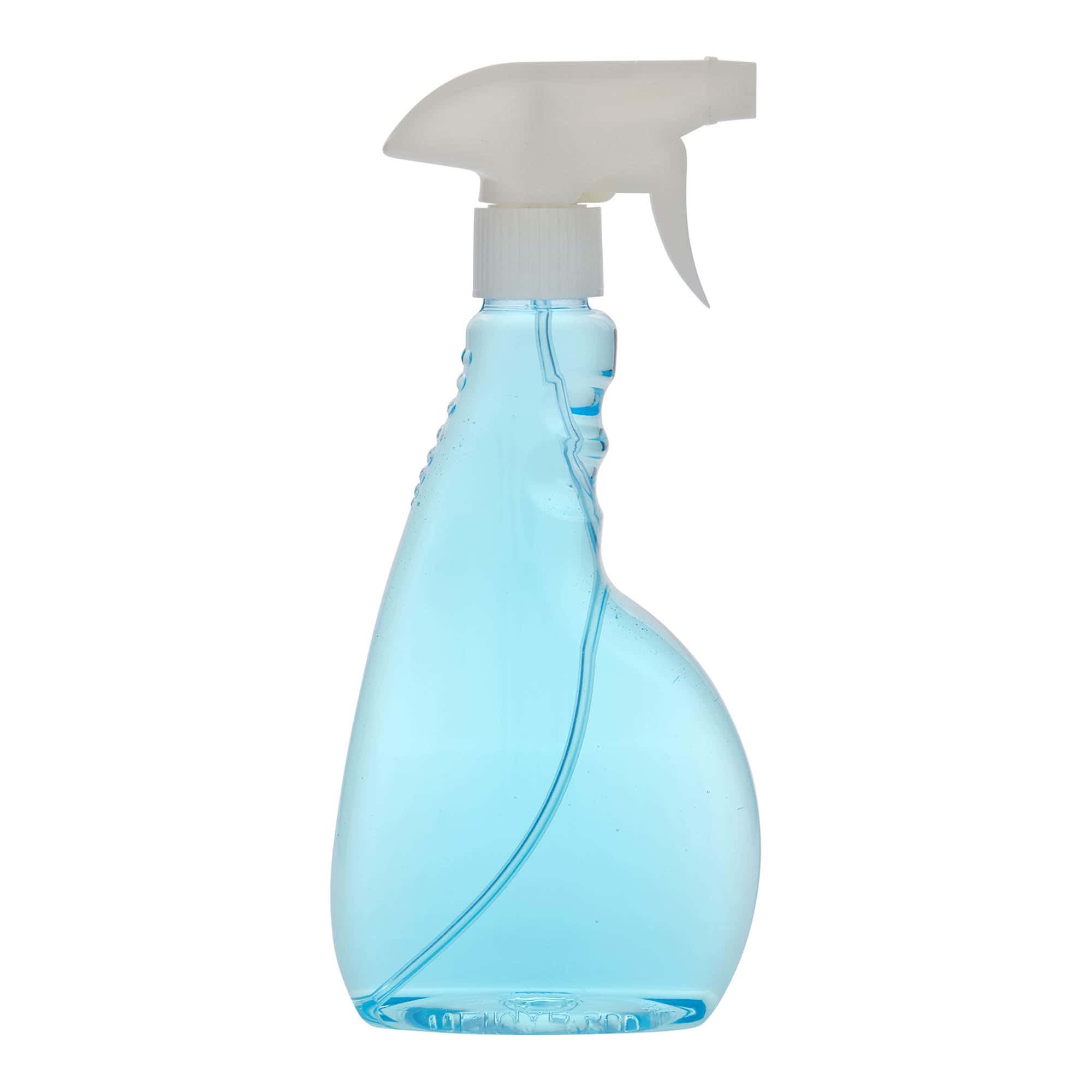 500 ml PET-sprayflaske "Piccobello", firkantet, plast, åpning: Skrulokk