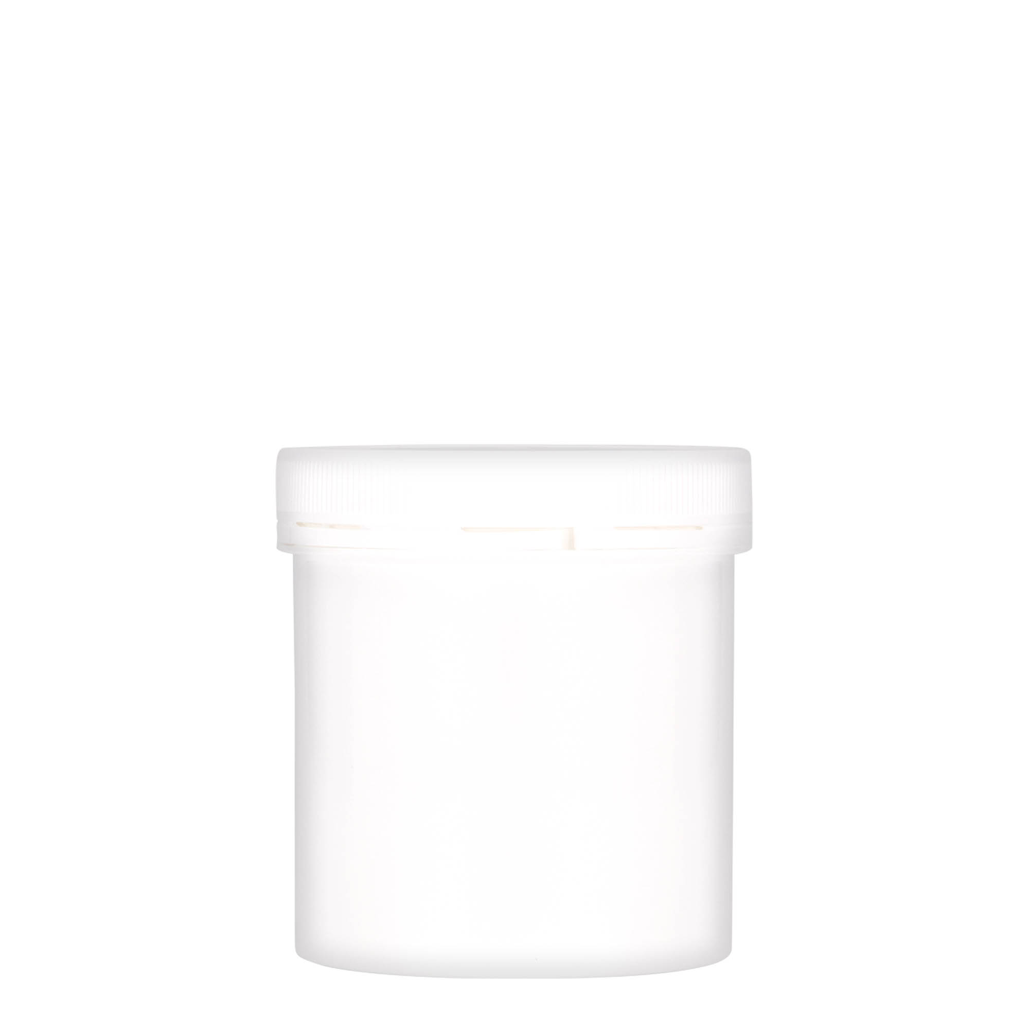 250 ml plastboks "Securilock", PP, hvit, åpning: Skrulokk