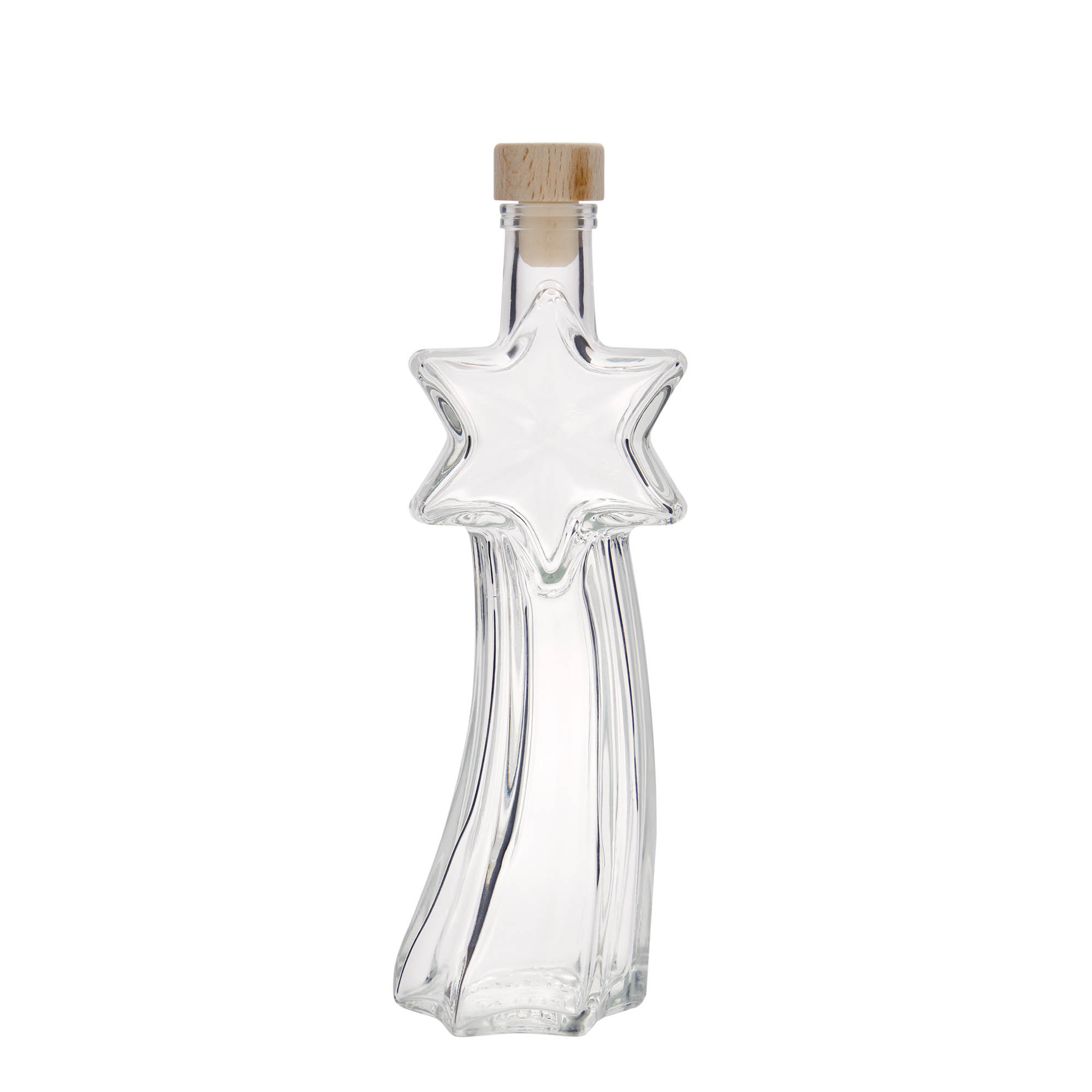 200 ml glassflaske 'Stjerneskudd', munnstykke: kork 200 ml glassflaske 'Stjerneskudd', munnstykke: kork