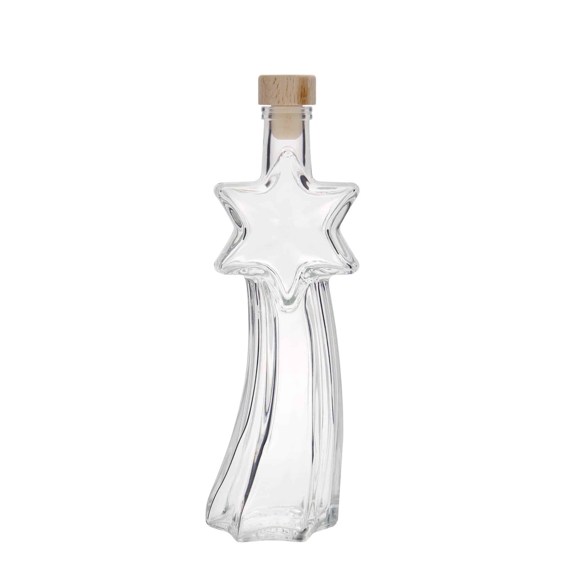 200 ml glassflaske 'Stjerneskudd', munnstykke: kork