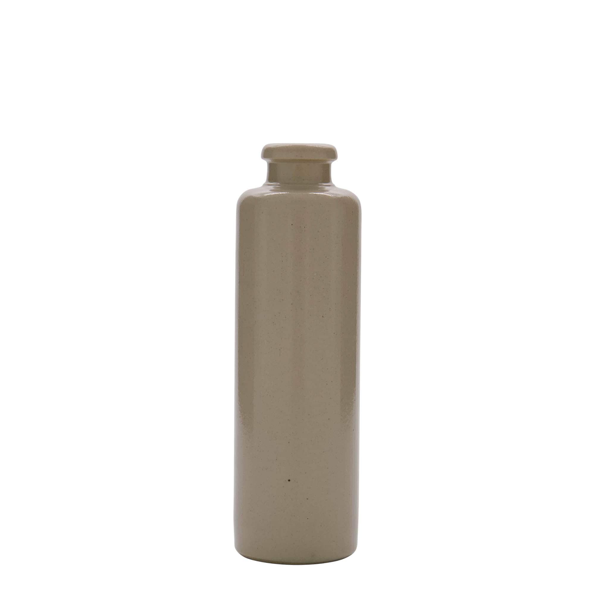 200 ml tonkrukke, steingods, beige, åpning: kork