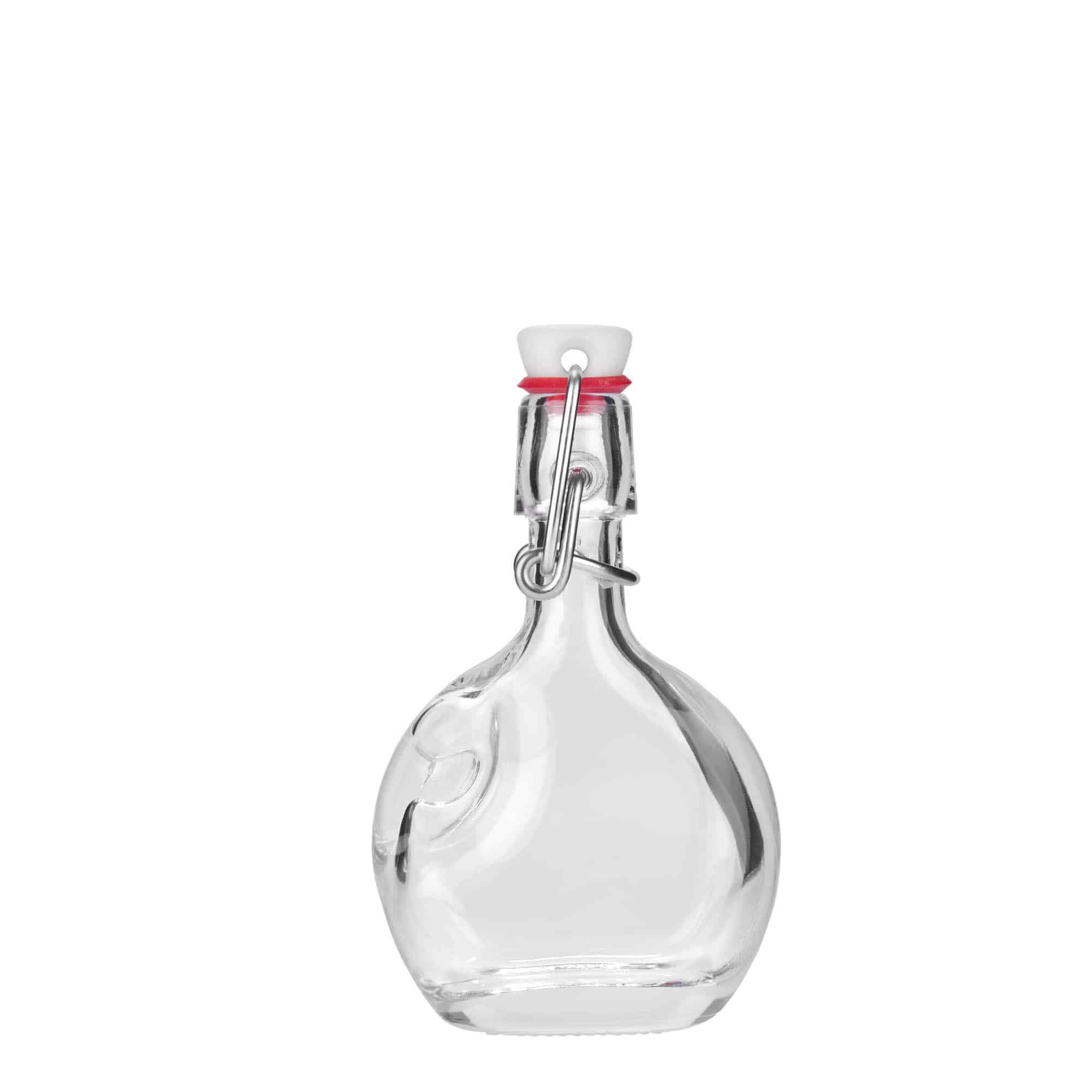 40 ml glassflaske "Lukas', oval, åpning: Bøylelokk