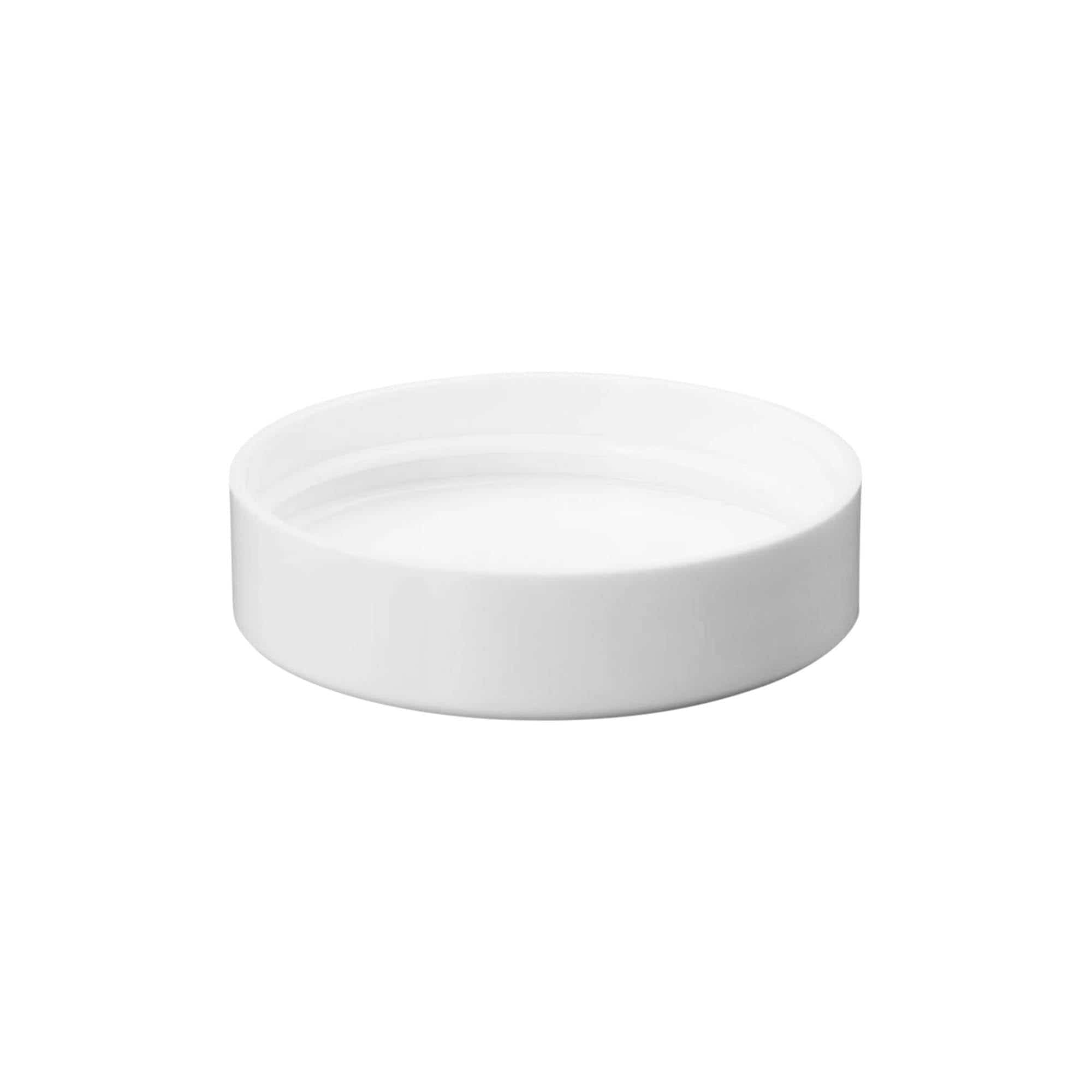 Skrulokk for 50 ml "Beauty", HPM-plast, hvit