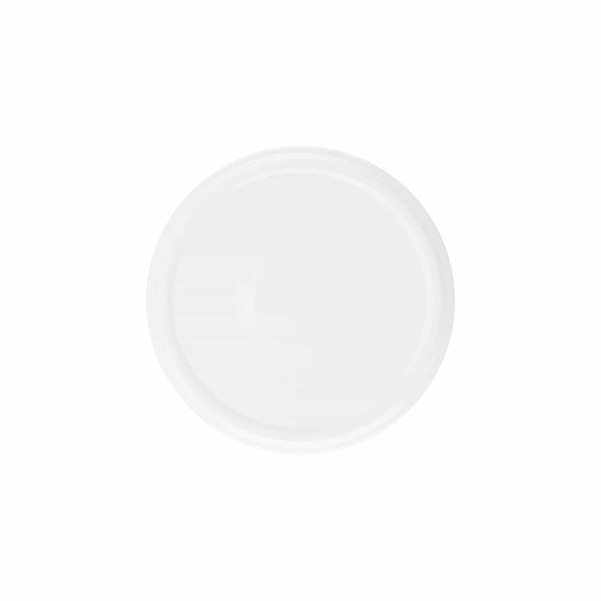 Twist-Off-lokk, hvit blikkplate, hvit, for åpning: TO 82
