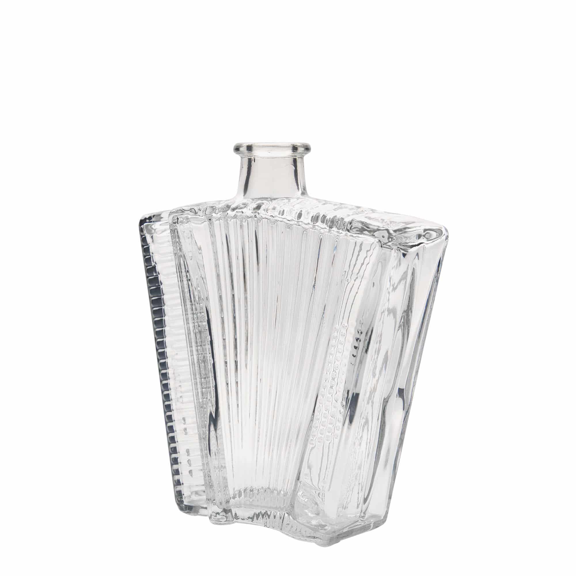 500 ml glassflaske "Akkordeon", åpning: Kork