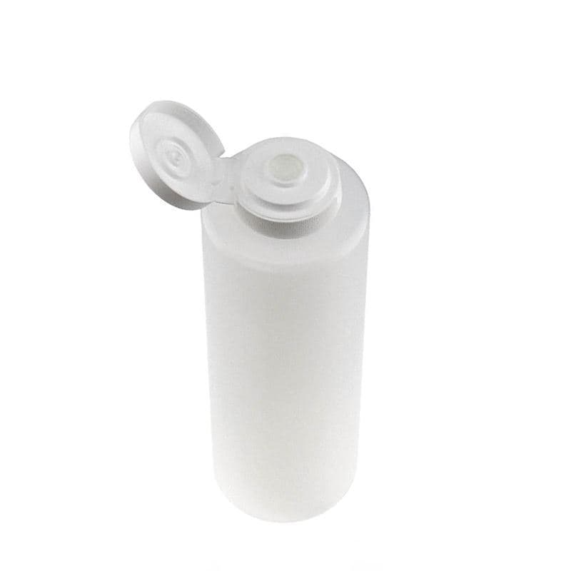 500 ml sausflaske, LDPE-plast, natur, åpning: GPI 38/400