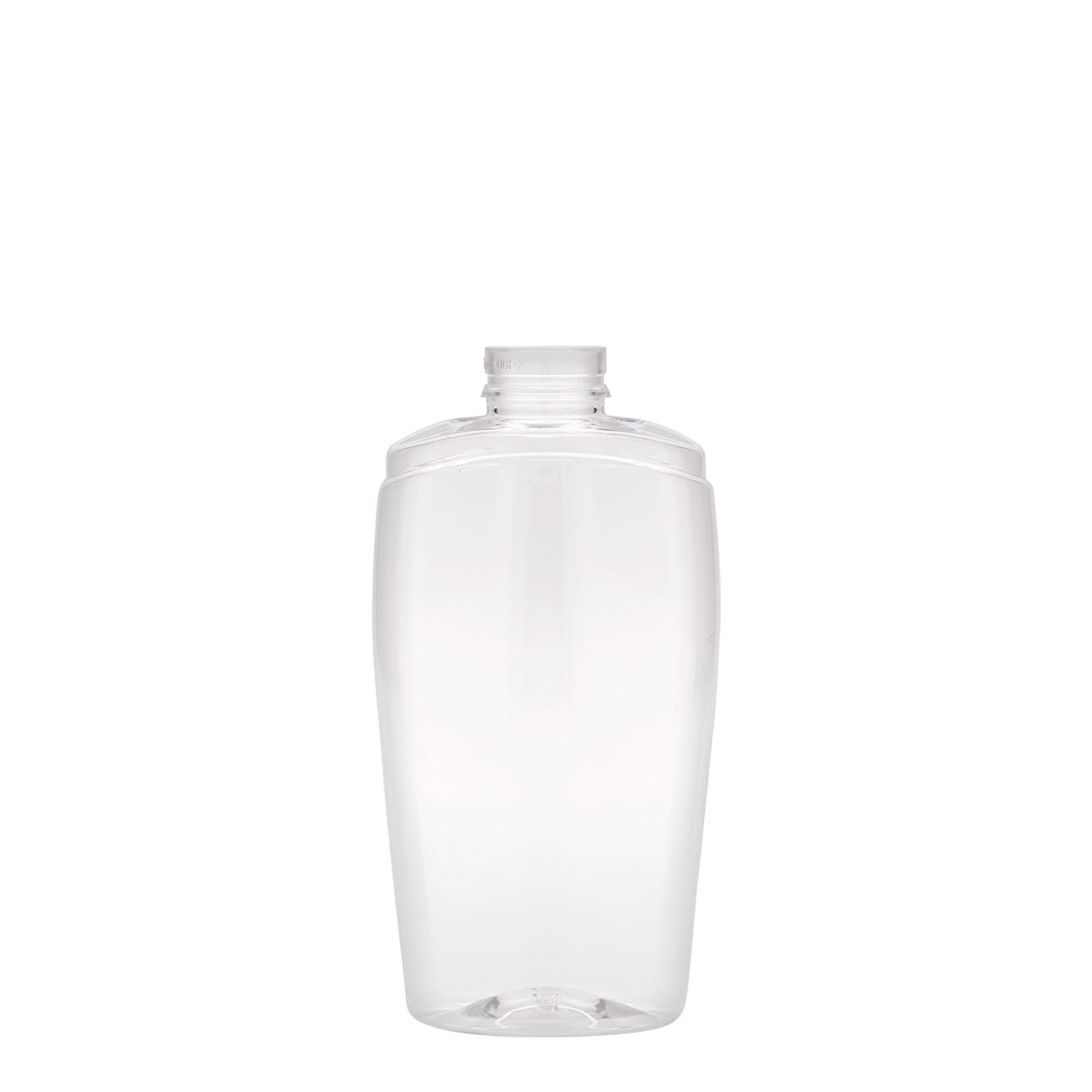 200 ml PET-flaske 'Squeeze', oval, plast