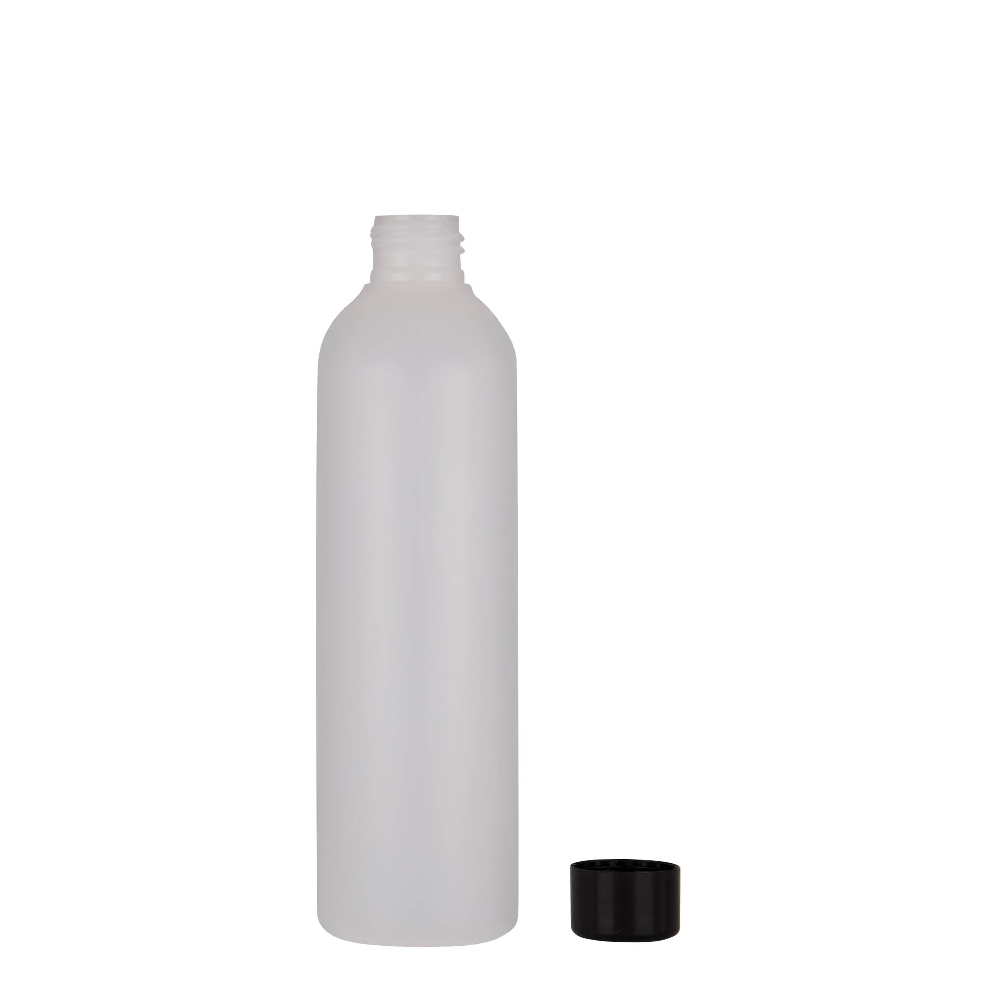 250 ml plastflaske 'Tuffy', HDPE, natur, åpning: 24/410 250 ml plastflaske 'Tuffy', HDPE, natur, åpning: 24/410