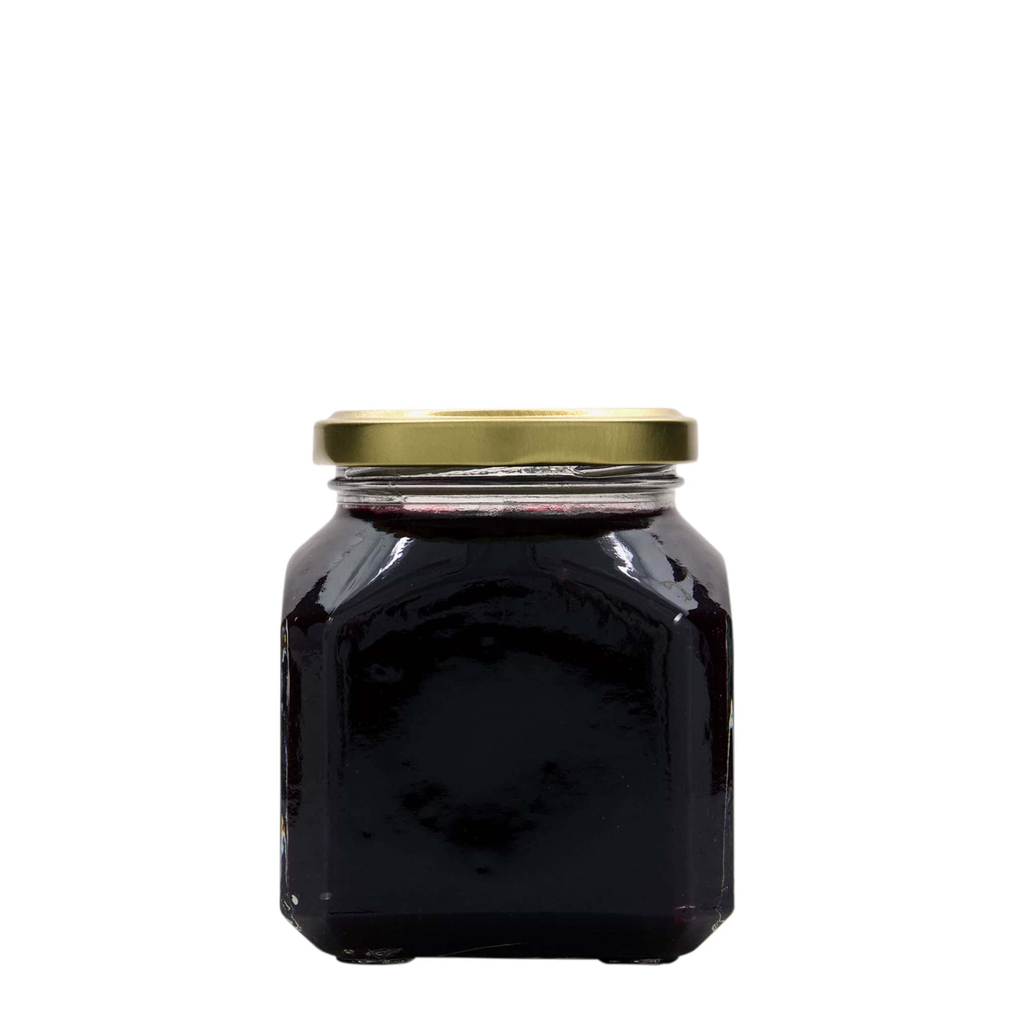 314 ml firkantet glass 'Mailand', åpning: Twist-Off (TO 63)