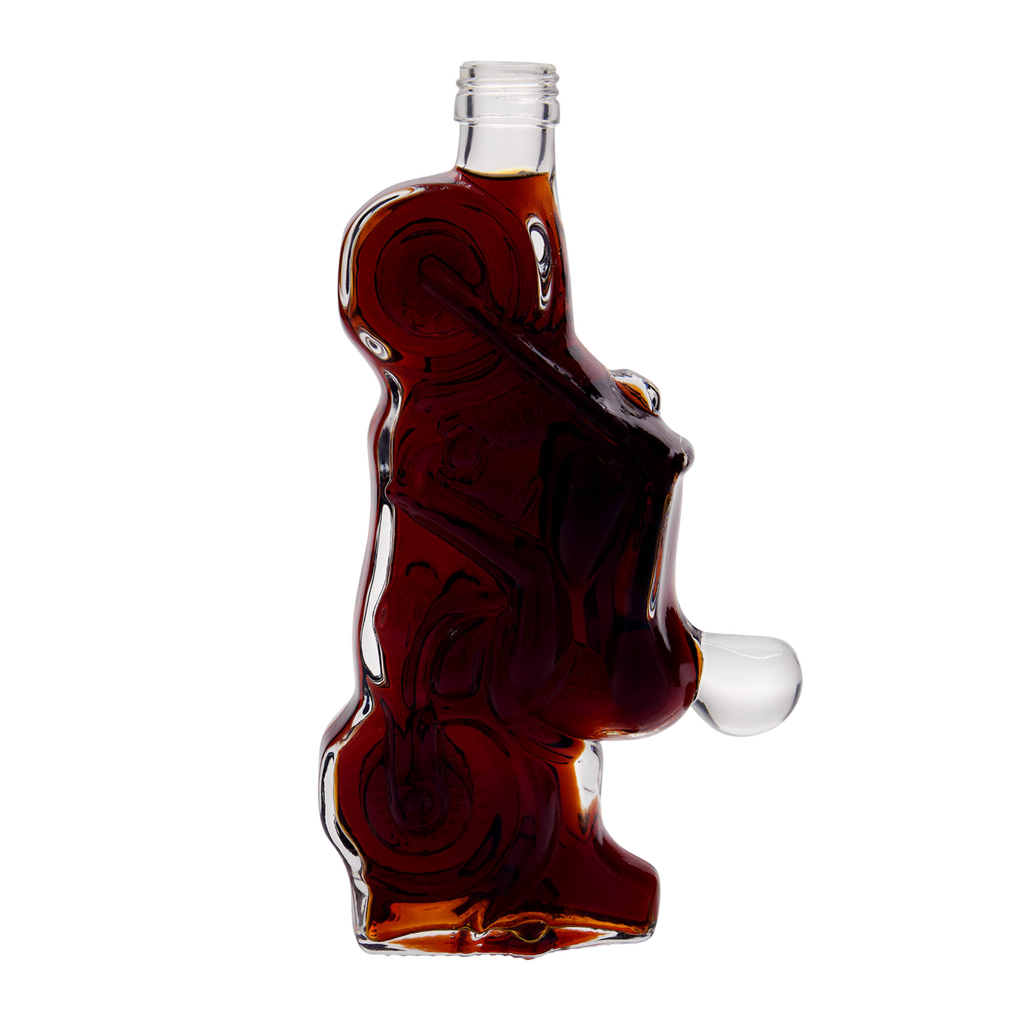350 ml glassflaske 'Motorsykkel', åpning: PP 28