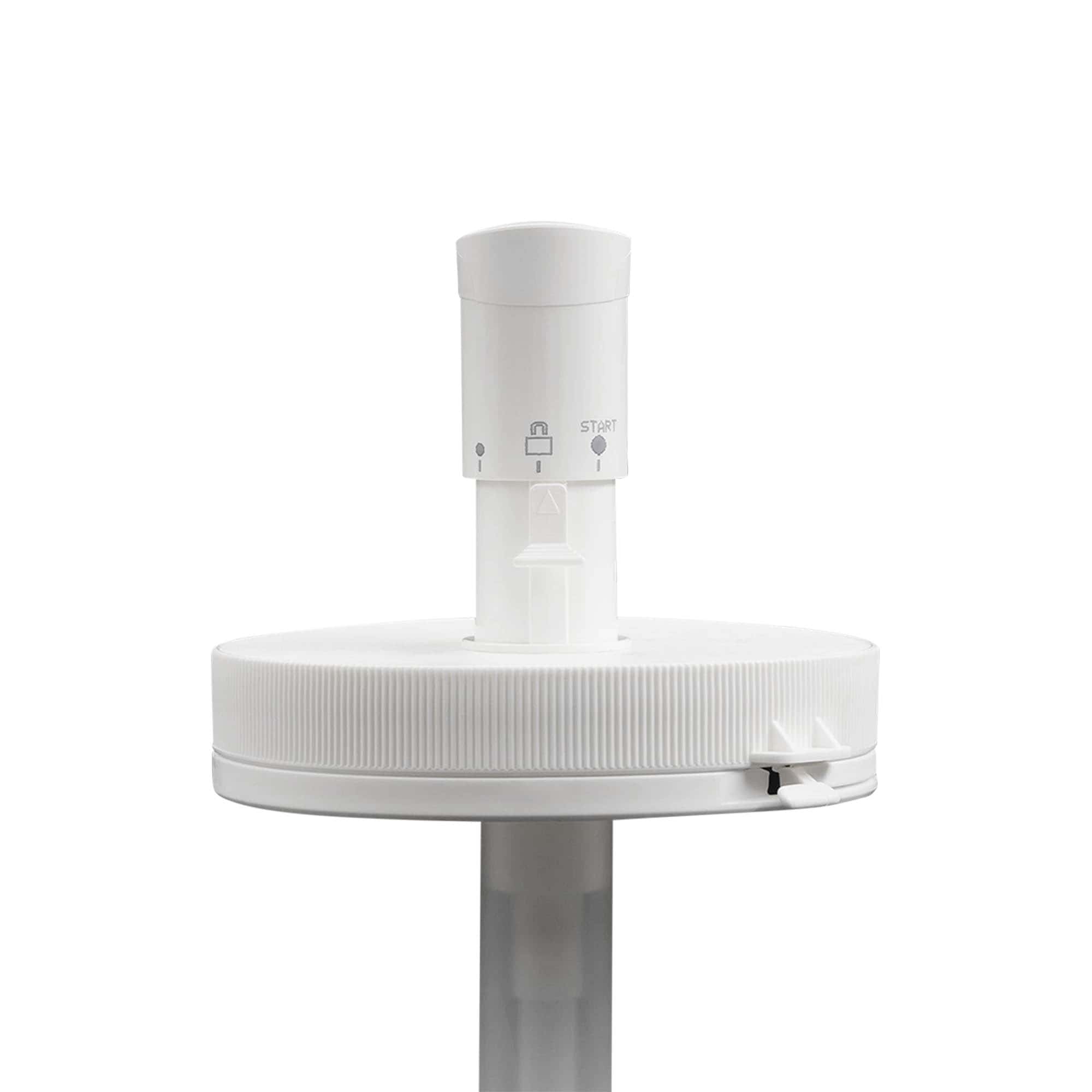 Dispenserpumpe for 1.240 ml 'Securibox', PE-plast, hvit, for åpning: skrukork