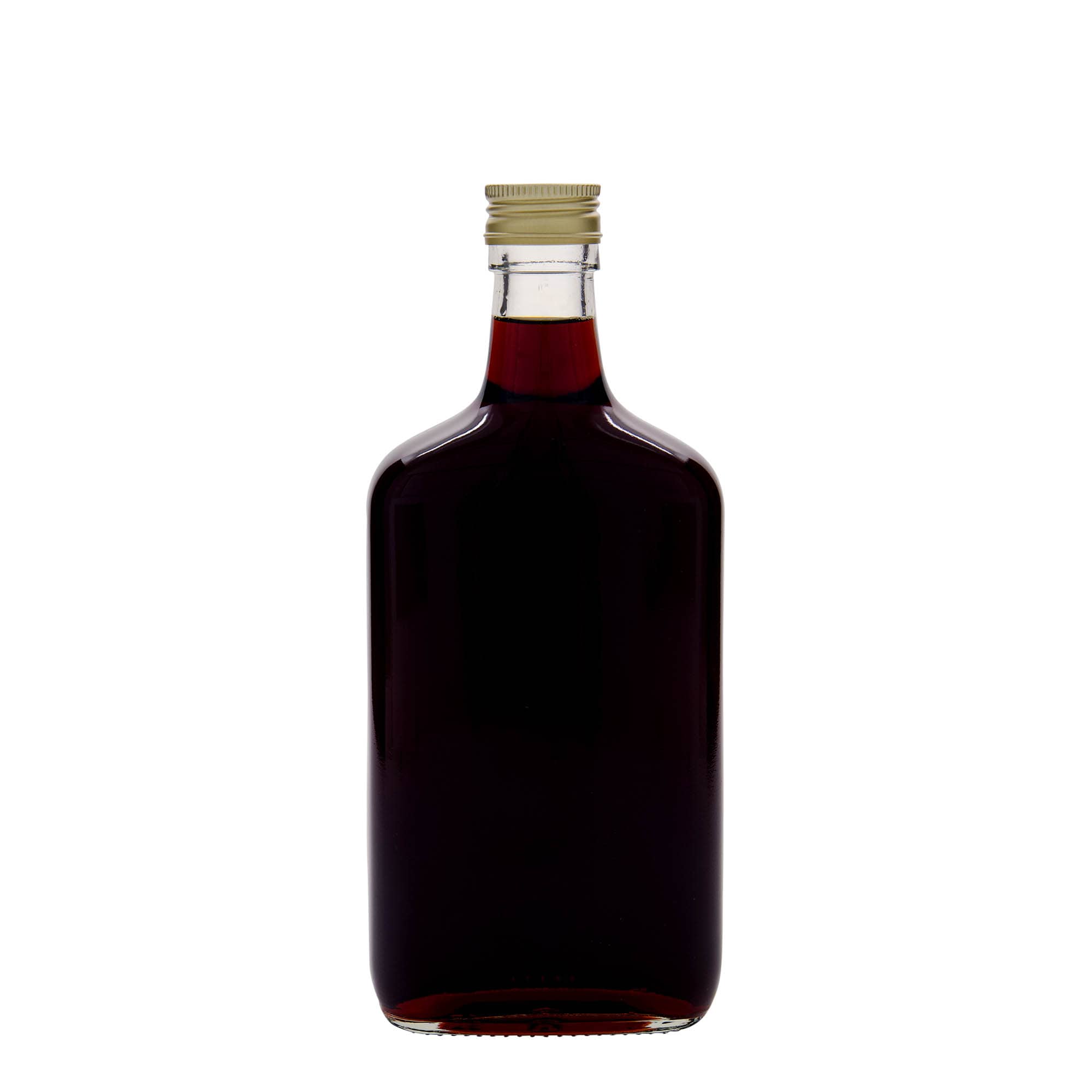 700 ml glassflaske "Amaretto", firkantet, åpning: PP 31,5