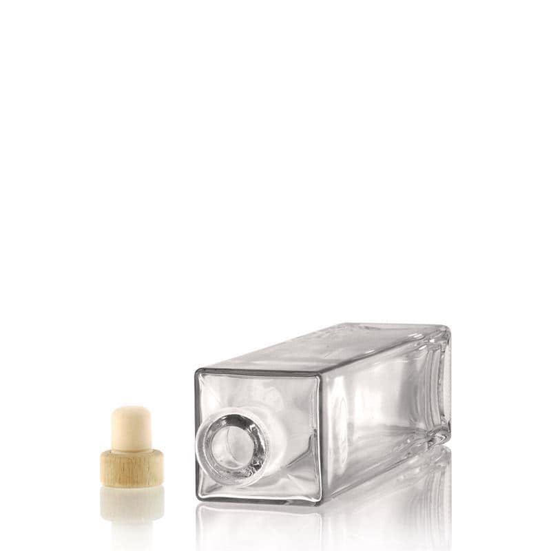 500 ml glassflaske "Rafaello", kvadratisk, åpning: Kork
