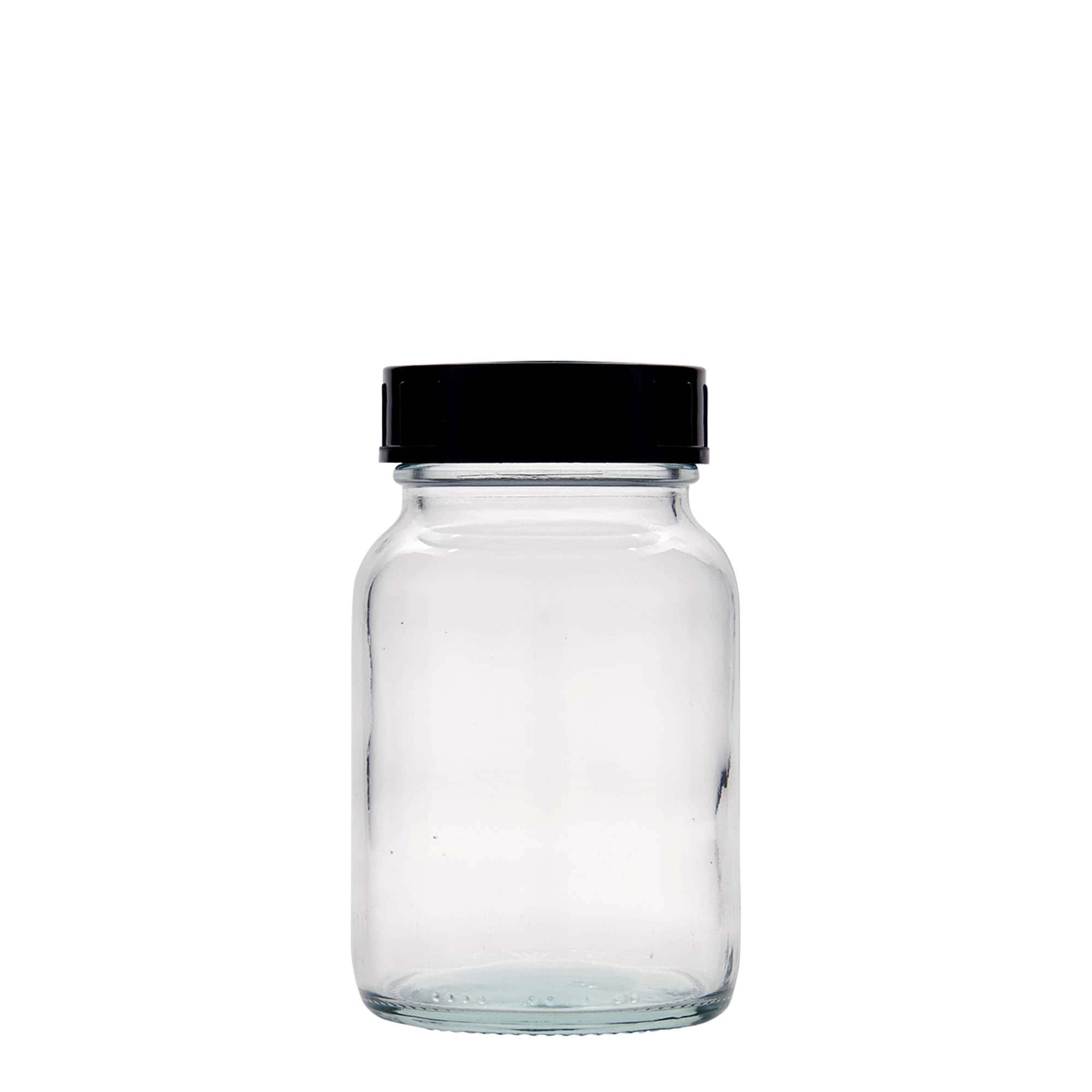 250 ml vid hals glass, åpning: DIN 55