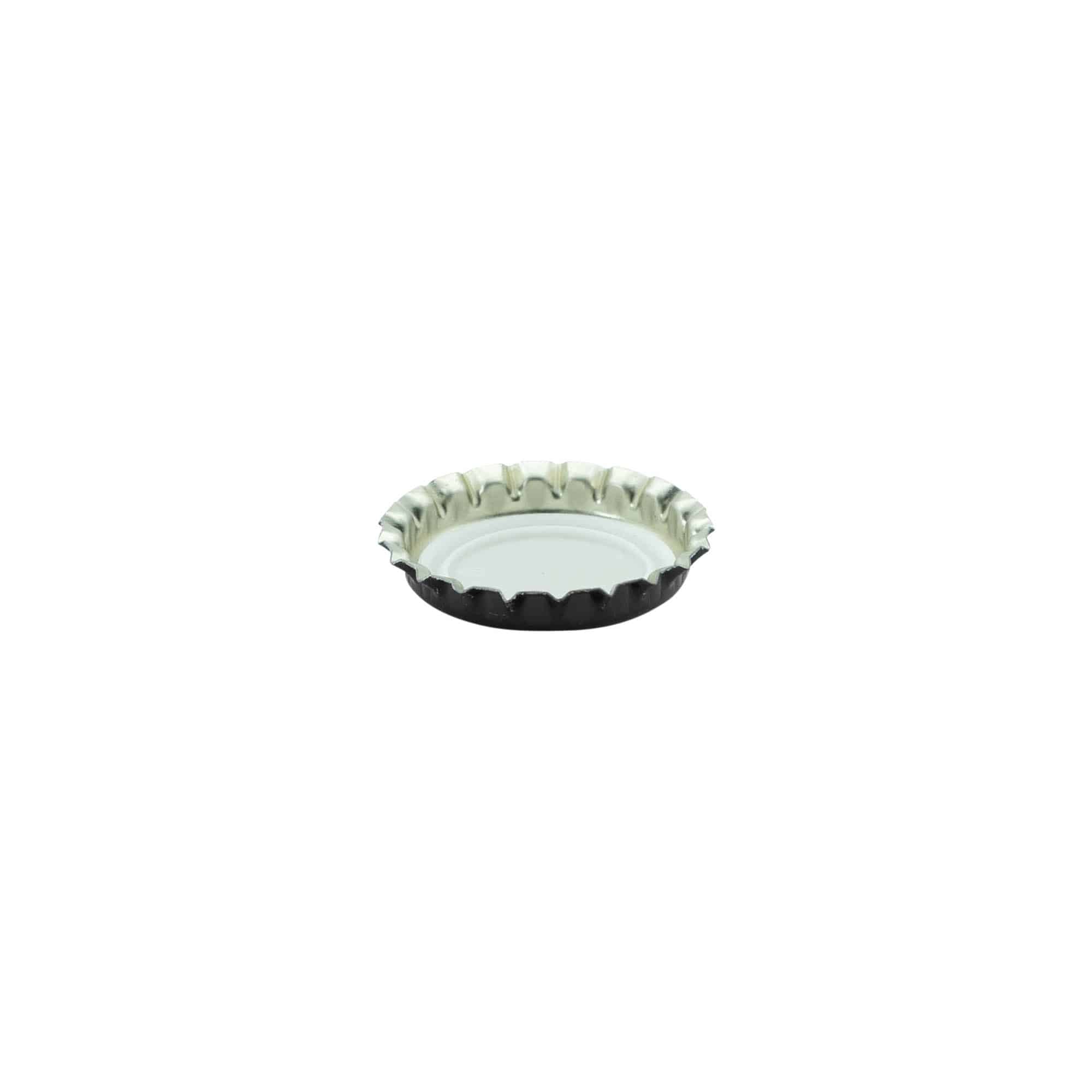 Kronlokk 26 mm, metall, svart Kronlokk 26 mm, metall, svart