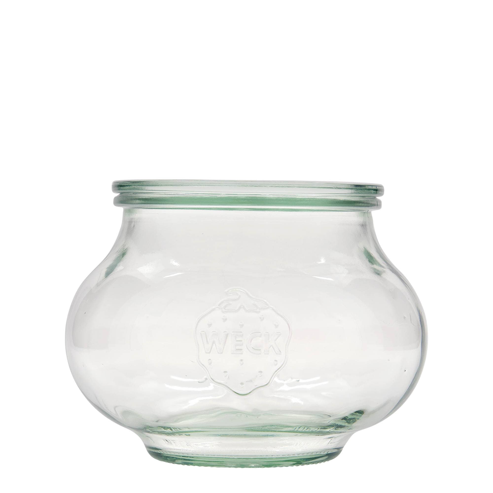 1.062 ml WECK-pynteglass, åpning: rund kant 1.062 ml WECK-pynteglass, åpning: rund kant