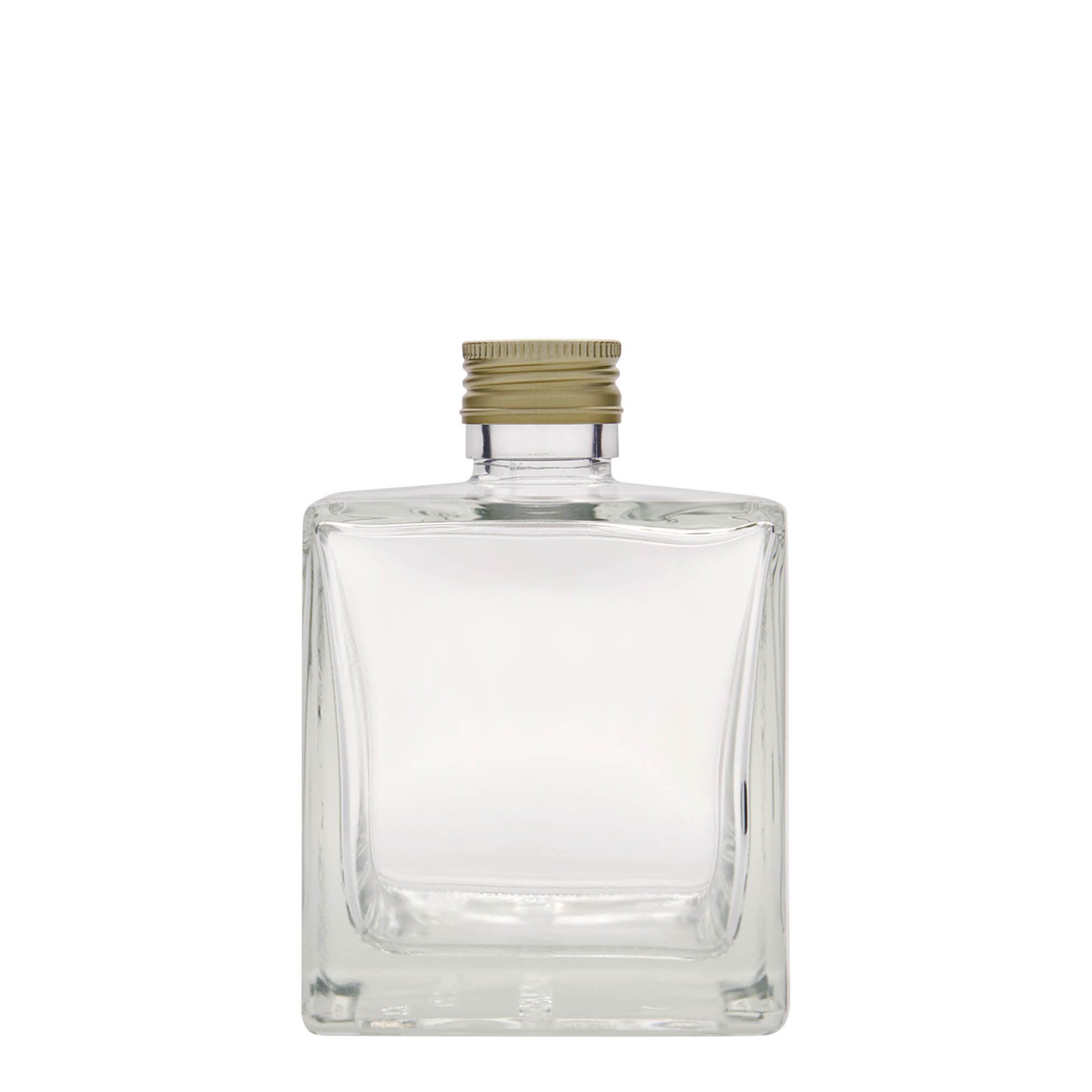 500 ml glassflaske 'Cube', firkantet, åpning: PP 31,5