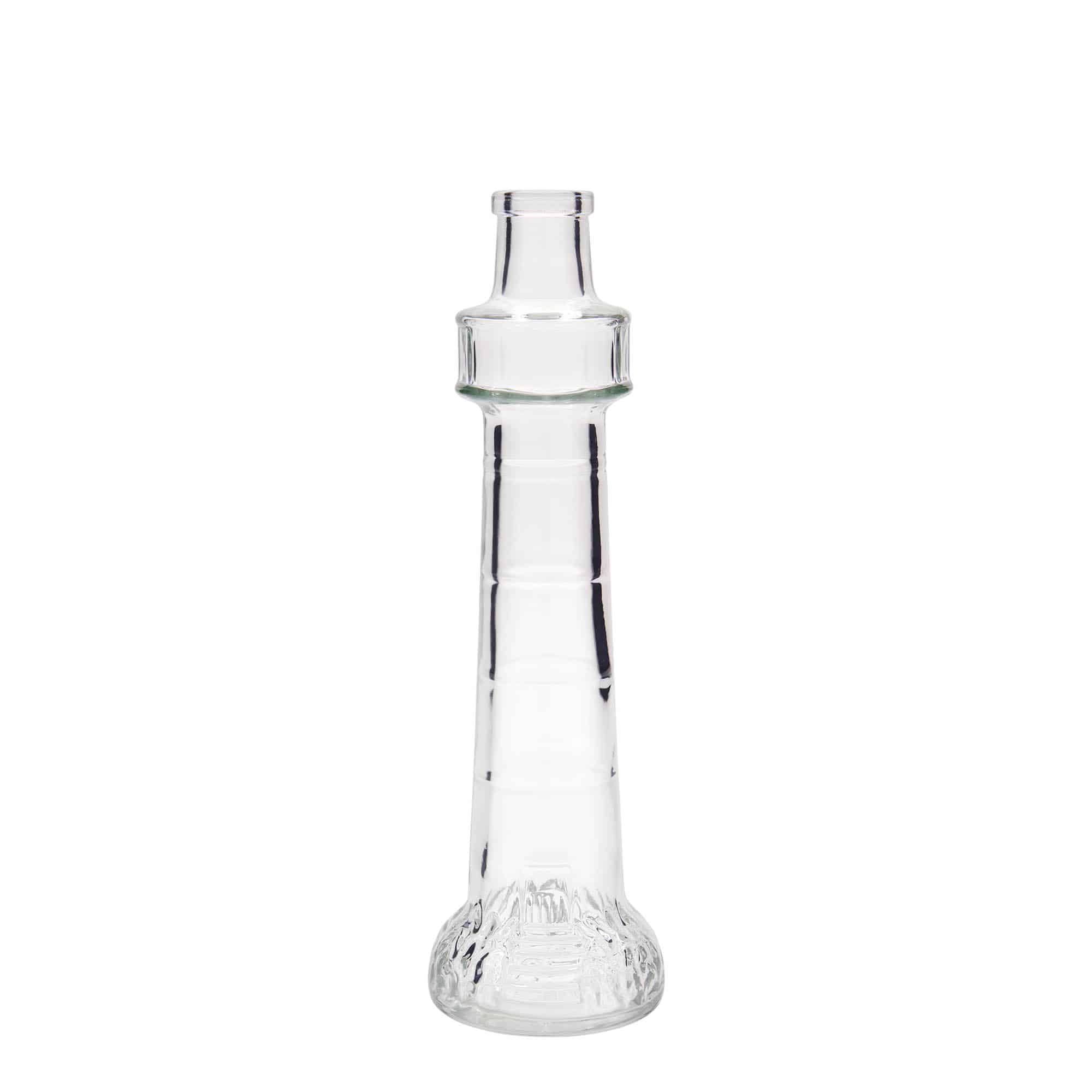 200 ml glassflaske 'Leuchtturm', åpning: kork