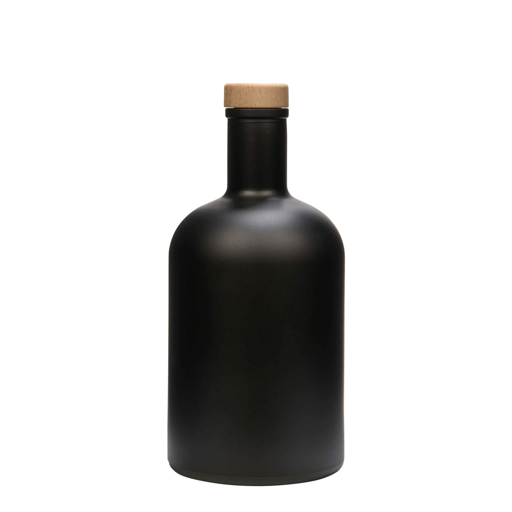 700 ml glassflaske 'Gerardino', svart, åpning: kork 700 ml glassflaske 'Gerardino', svart, åpning: kork