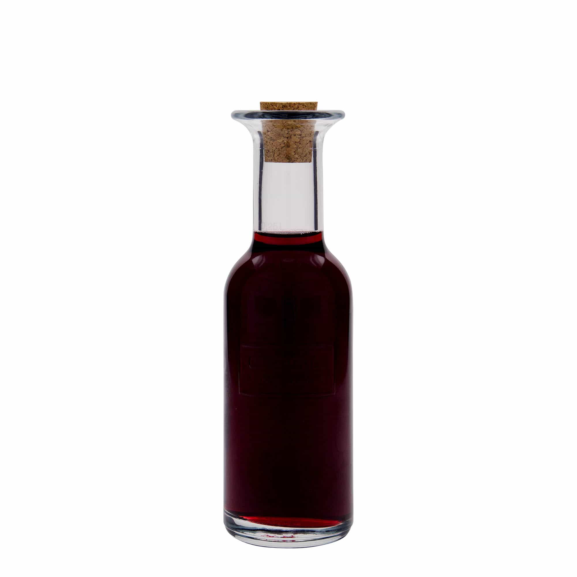 250 ml glassflaske "Optima Fine Wine", åpning: Kork