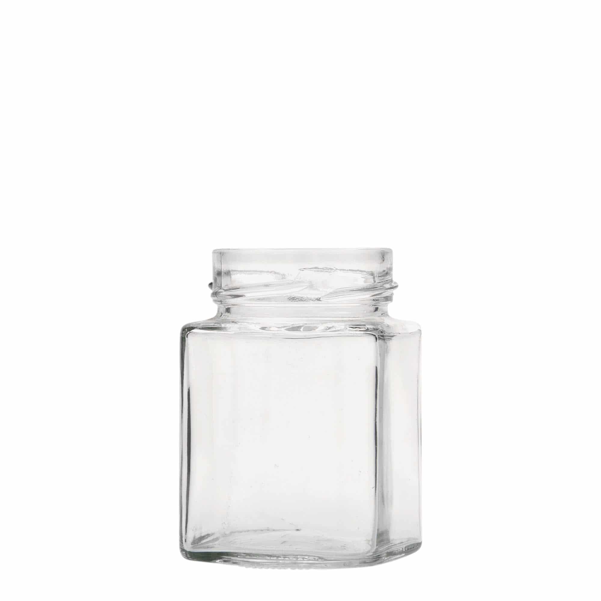 212 ml firkantglass "Funny", åpning: Deep-Twist-Off (DTO 58)