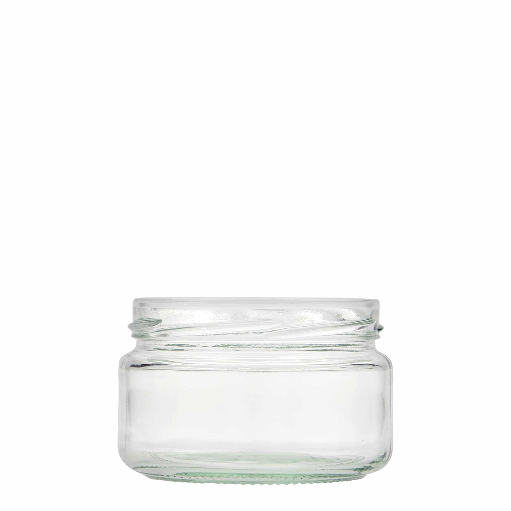 230 ml flatt rundt glass, åpning: Twist-Off (TO 82) 230 ml flatt rundt glass, åpning: Twist-Off (TO 82)