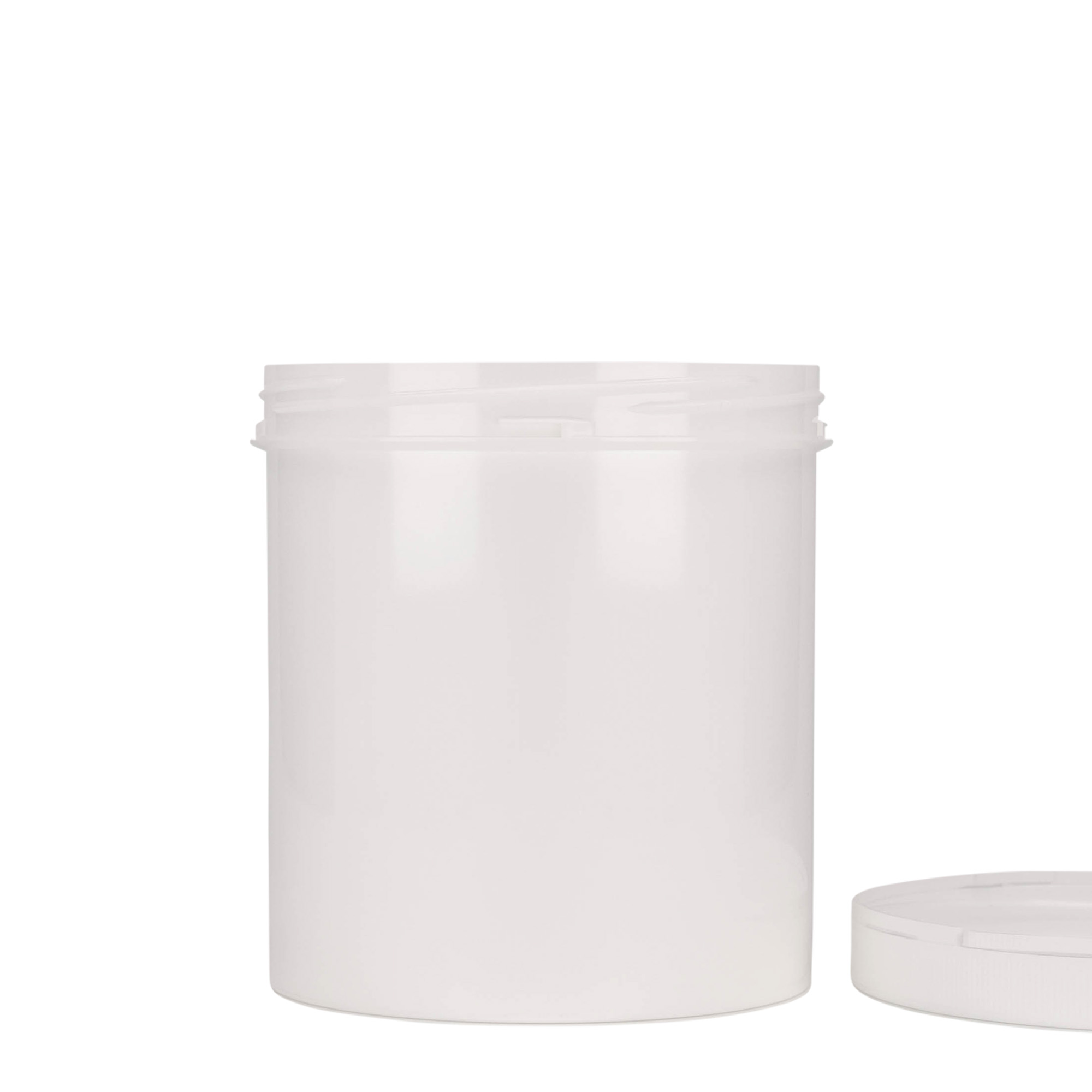 1.000 ml plastboks 'Securilock', PP, hvit, åpning: skrukork 1.000 ml plastboks 'Securilock', PP, hvit, åpning: skrukork