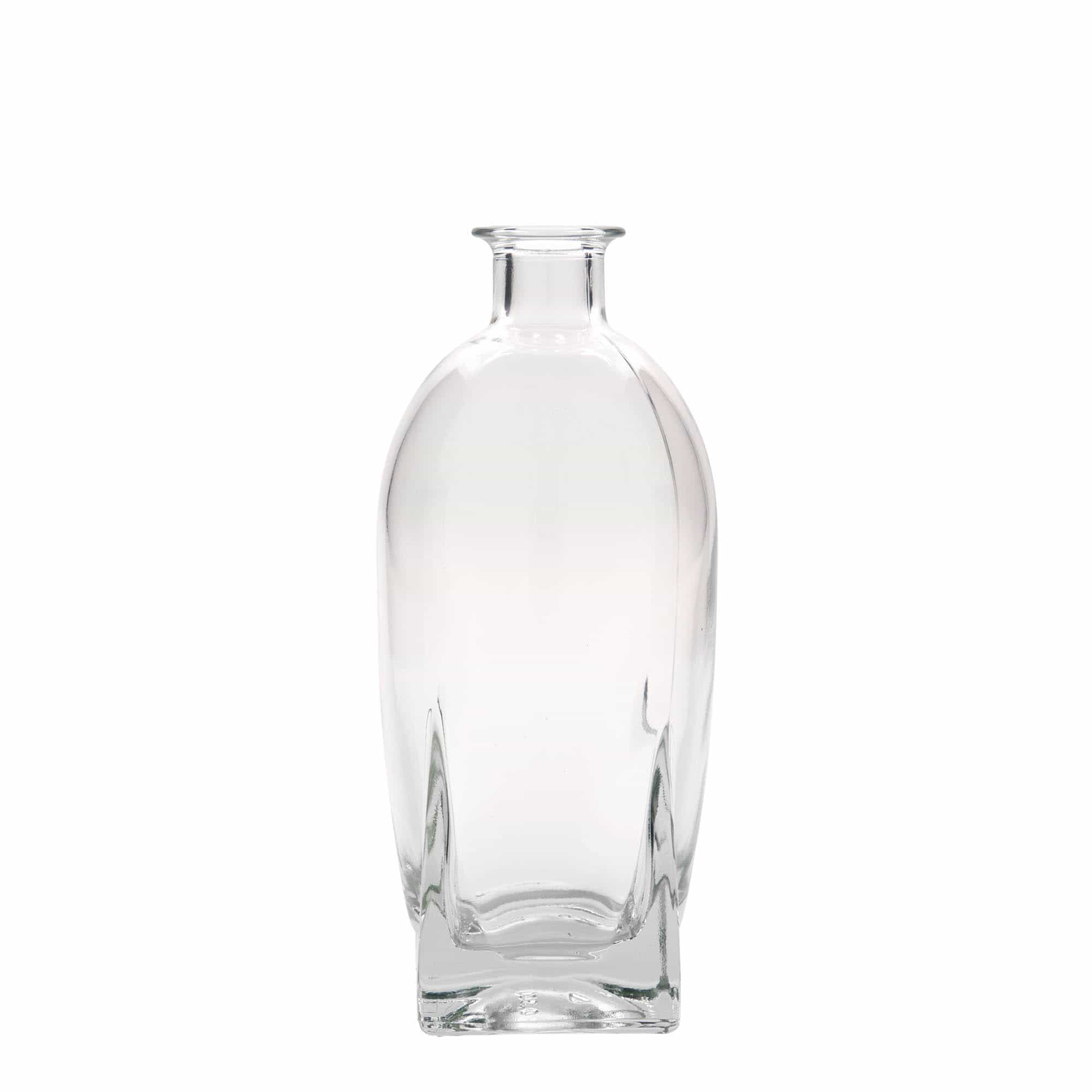 500 ml glassflaske "Zino", kvadratisk, åpning: Kork 500 ml glassflaske "Zino", kvadratisk, åpning: Kork