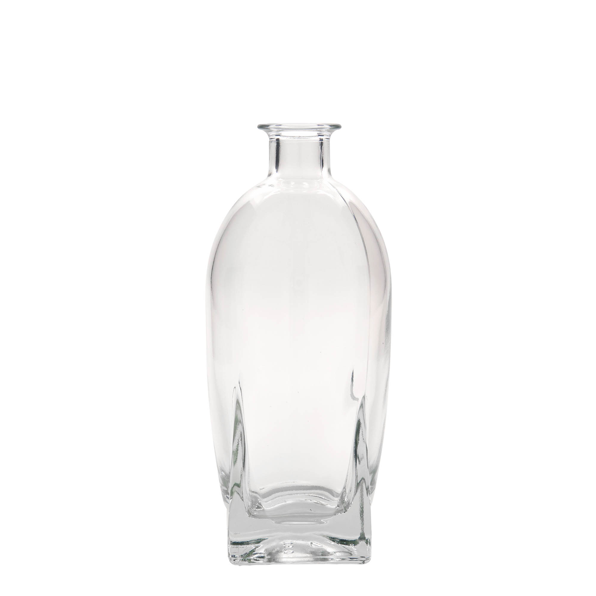 500 ml glassflaske 'Zino', firkantet, åpning: kork 500 ml glassflaske 'Zino', firkantet, åpning: kork