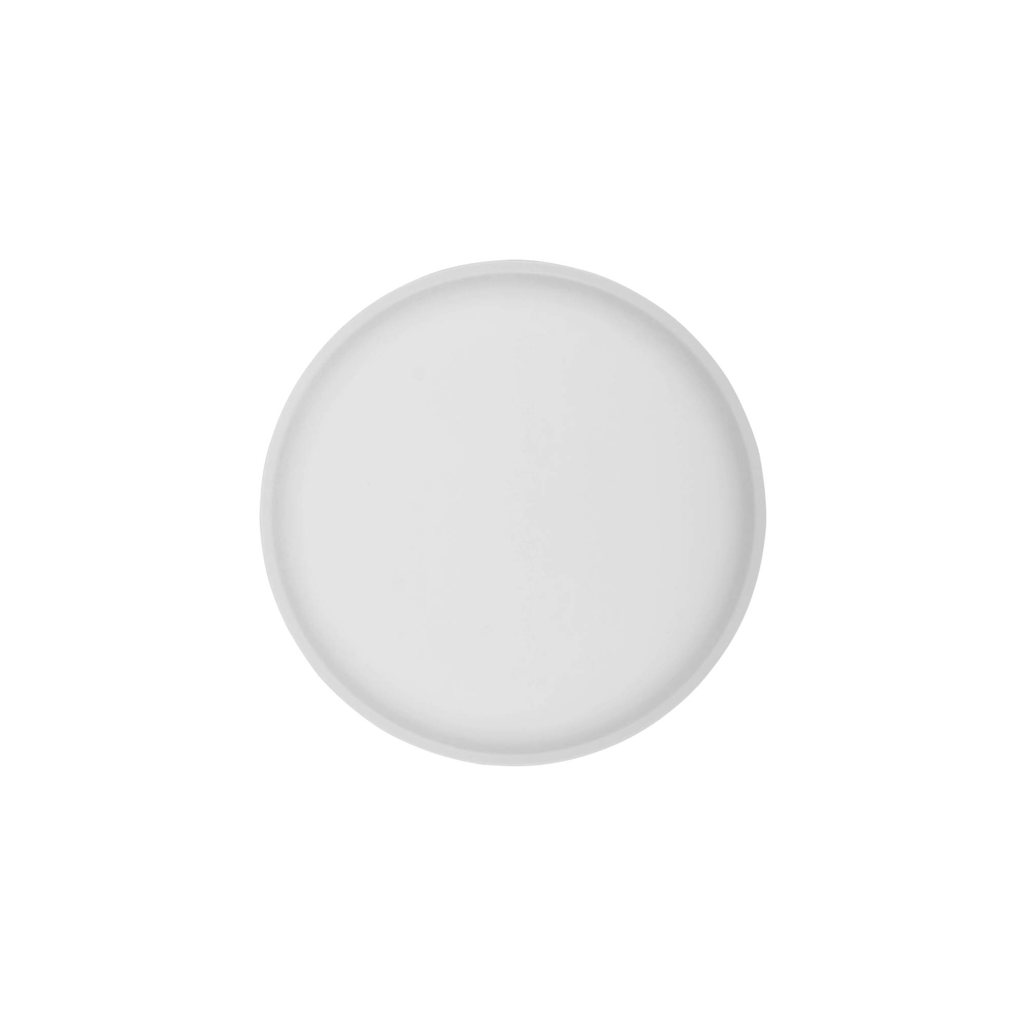 skrulokk "Clear/Platin Edition", PP-plast, hvit, for åpning: 70/2P