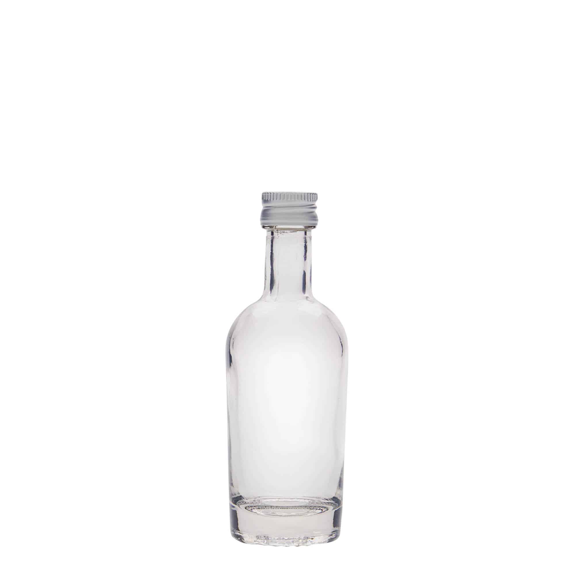 50 ml glassflaske 'Pepe', åpning: PP 18