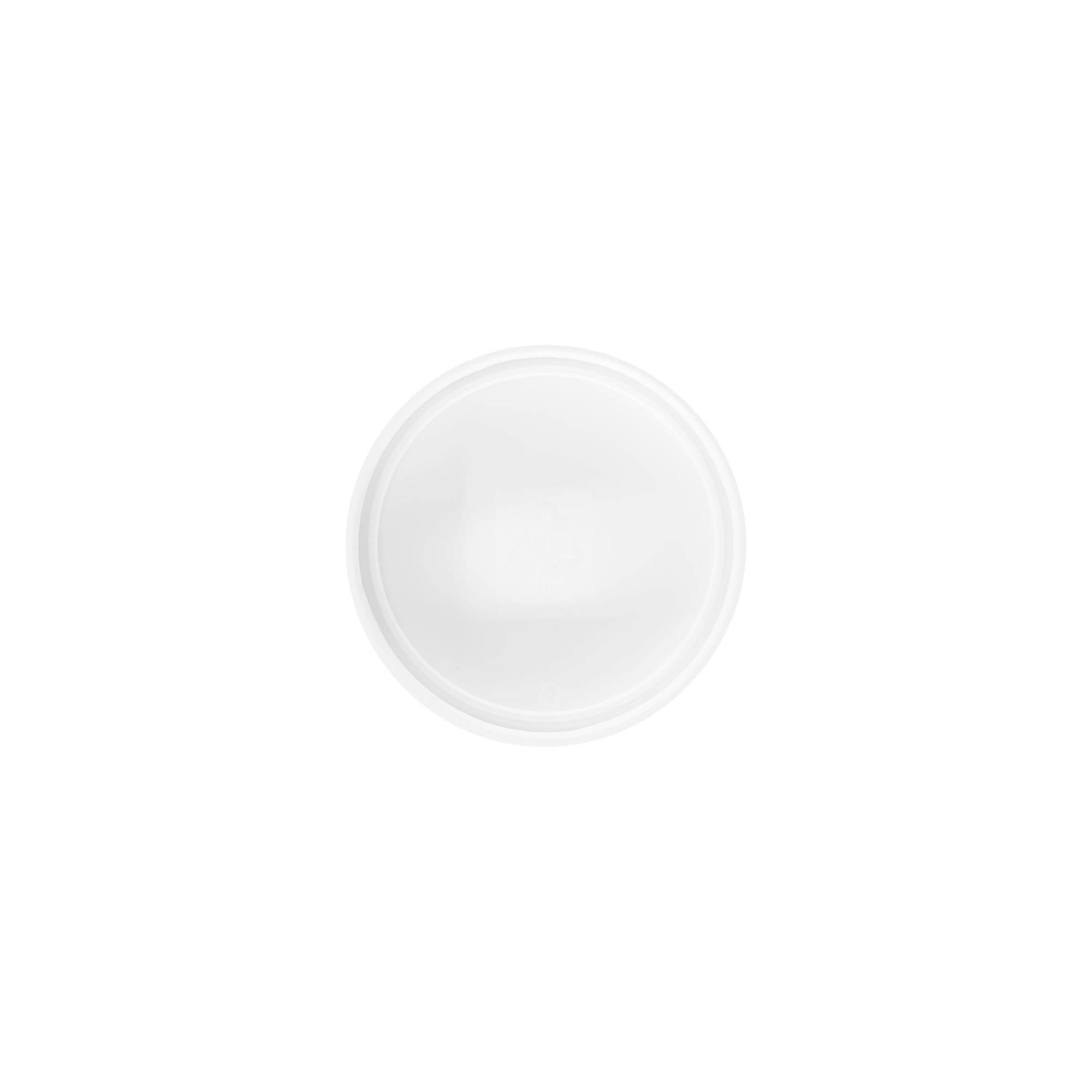 Skrulokk "White Line" 60 ml, PP-plast, hvit