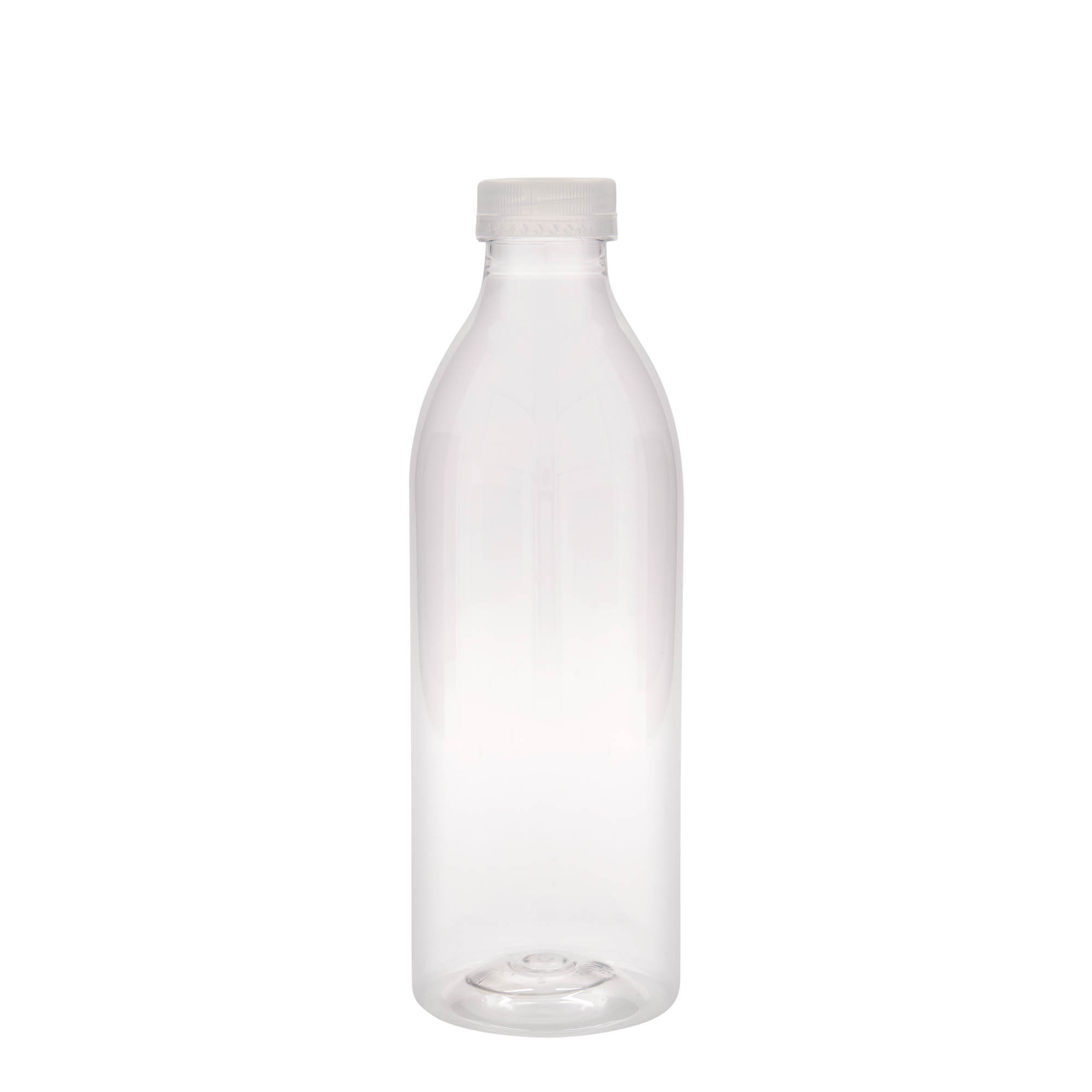 1.000 ml PET-flaske standard, plast, åpning: 38 mm 1.000 ml PET-flaske standard, plast, åpning: 38 mm