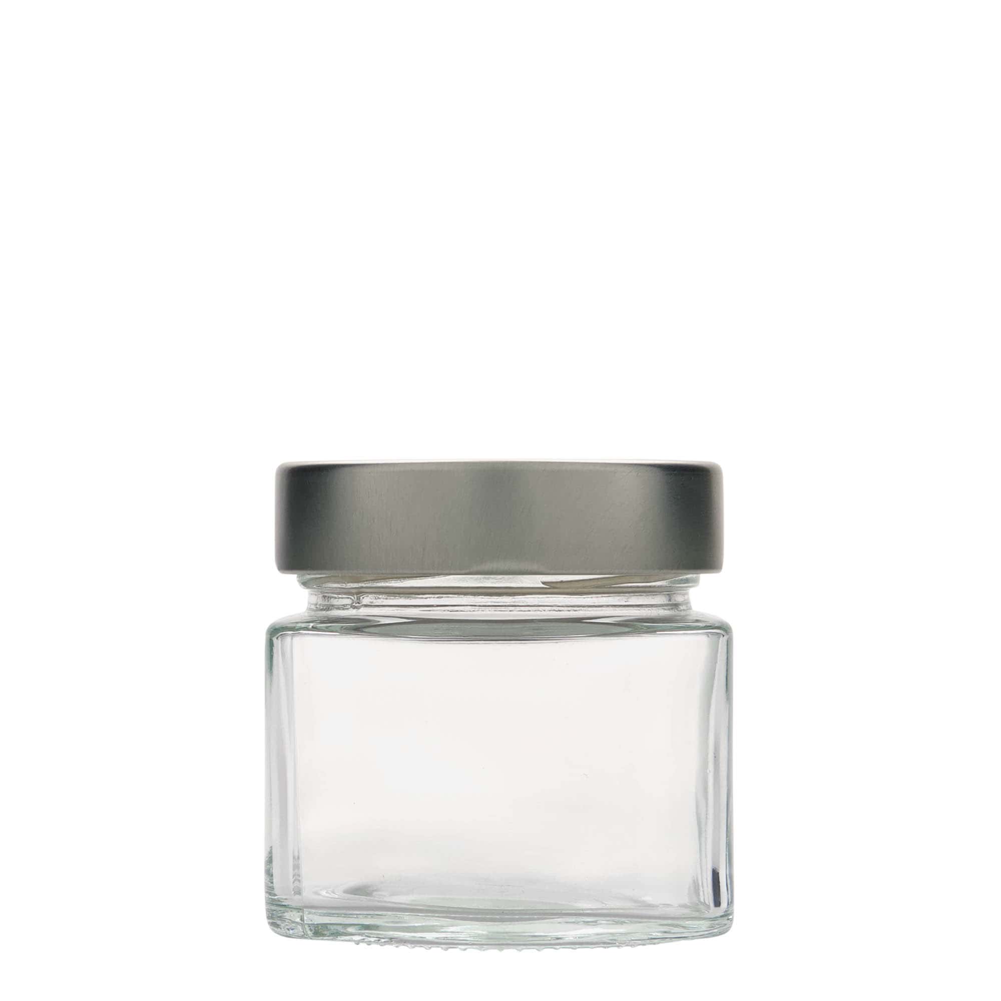 212 ml firkantet glass 'Kimba', åpning: ekstra dyp twist-off (EDTO 70)