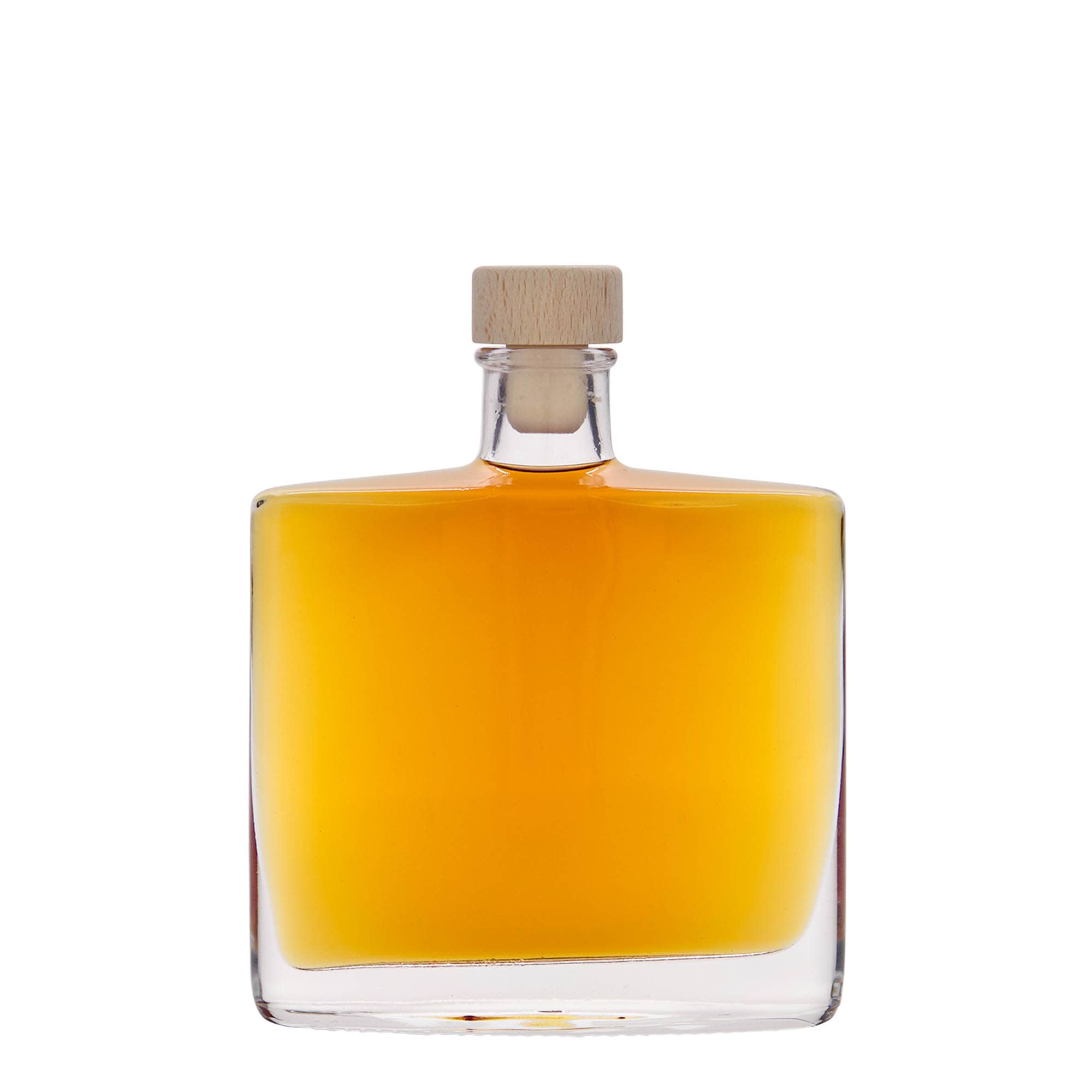 200 ml glassflaske "Zorbas", oval, åpning: Kork