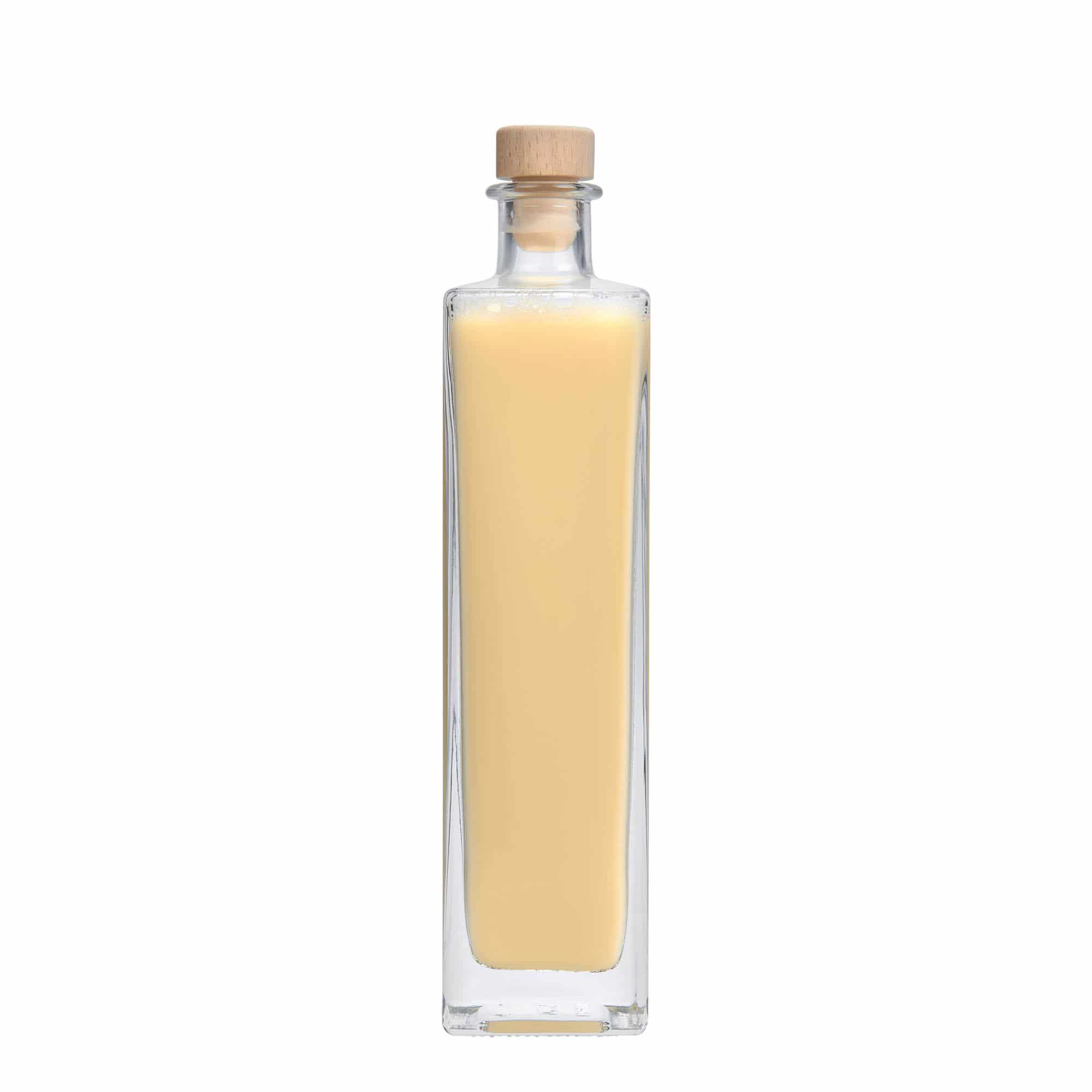500 ml glassflaske "Rafaello", kvadratisk, åpning: Kork