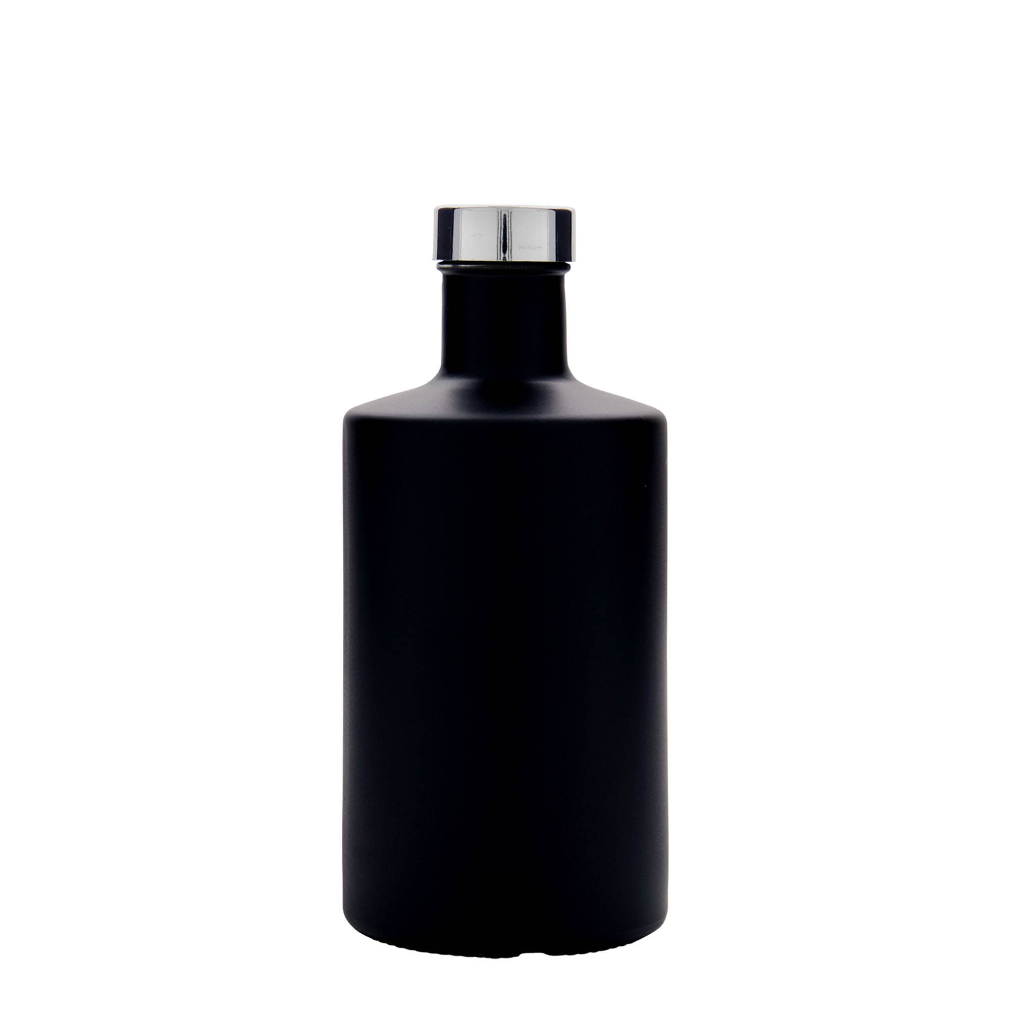 500 ml glassflaske "Caroline", svart, åpning: GPI 33