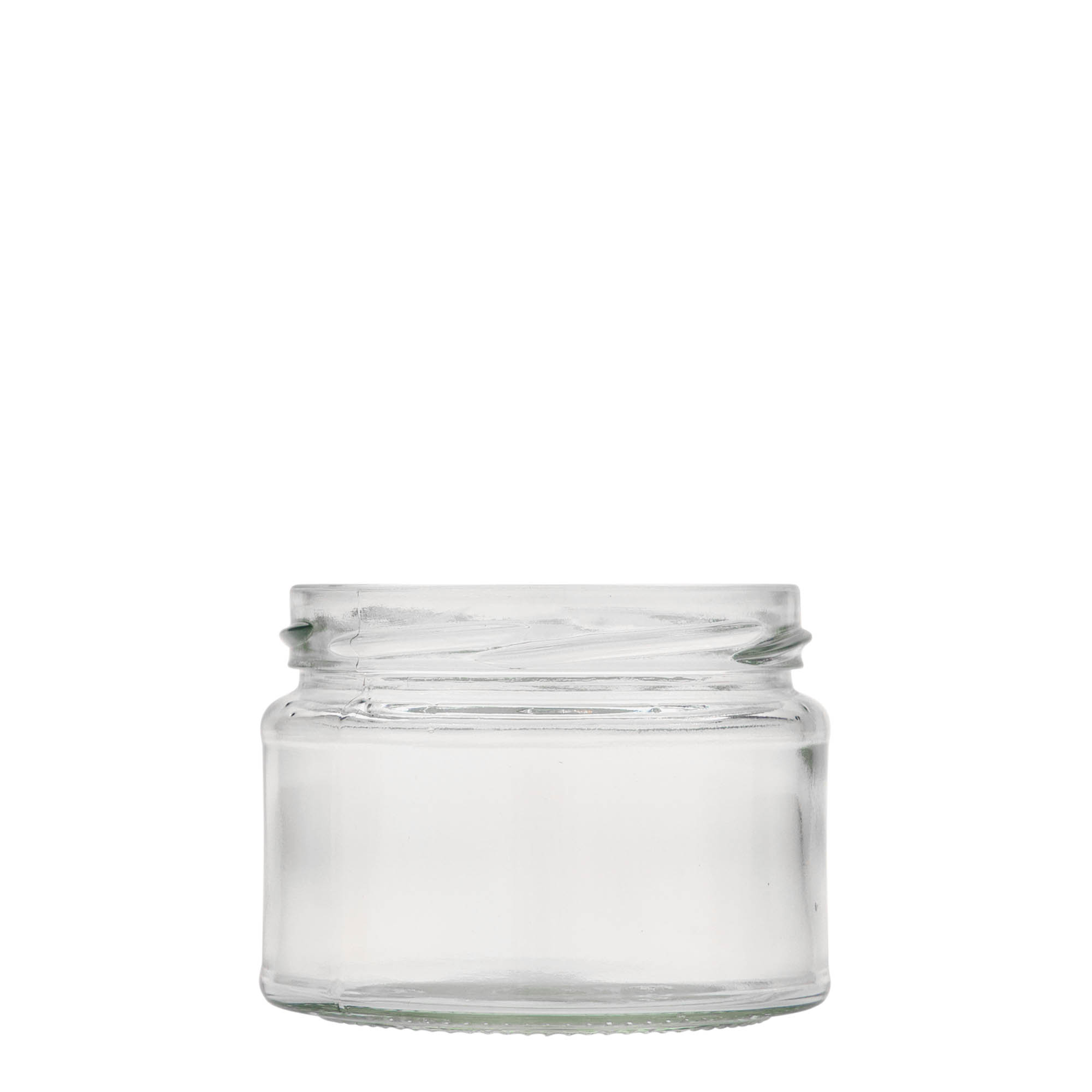 280 ml flatt rundglass, åpning: Twist-Off (TO 82)