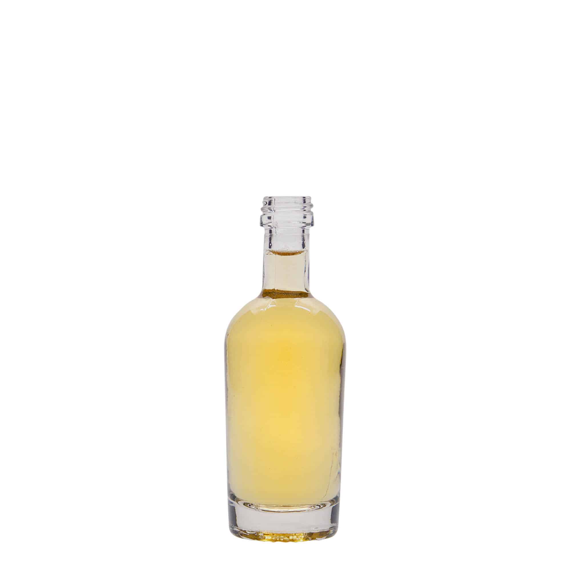 50 ml glassflaske 'Pepe', åpning: PP 18