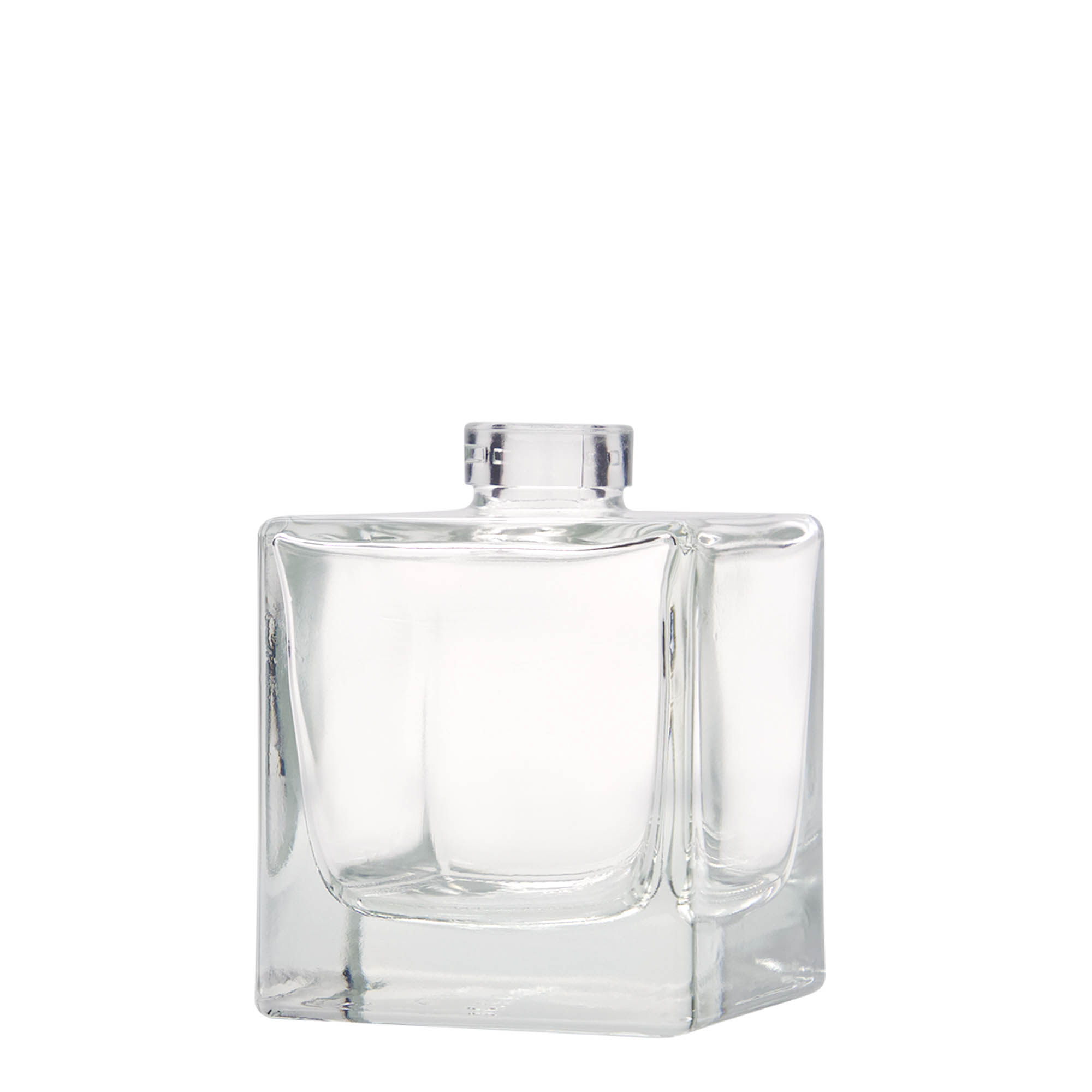 200 ml glassflaske 'Cube', firkantet, åpning: kork
