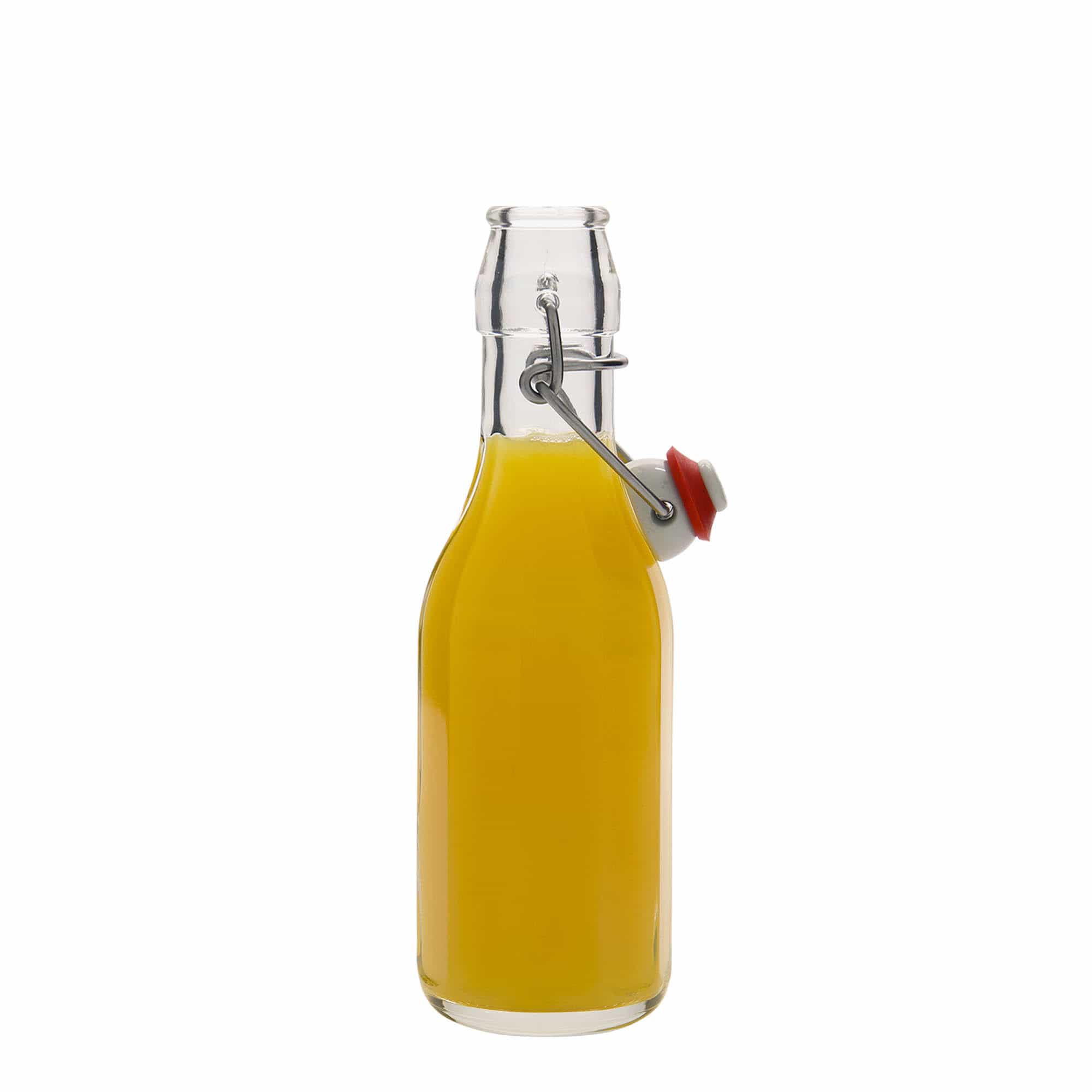 250 ml glassflaske 'Bravo', ti-kantet, åpning: klemmeflaskeåpning 250 ml glassflaske 'Bravo', ti-kantet, åpning: klemmeflaskeåpning