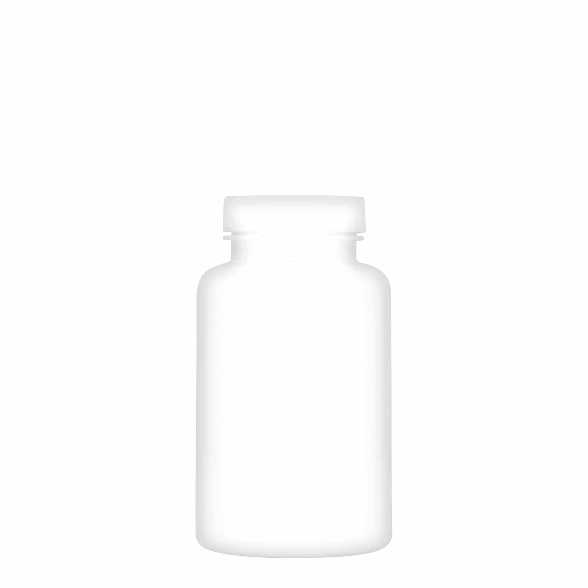 250 ml PET-packer, plast, hvit, åpning: GPI 45/400