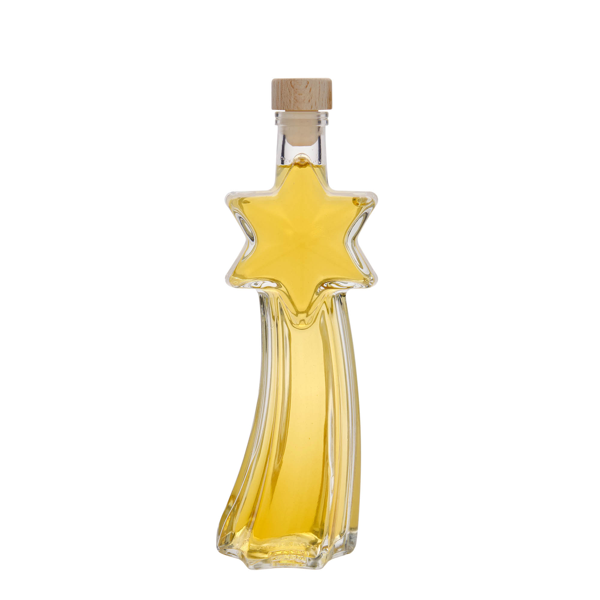 200 ml glassflaske 'Stjerneskudd', munnstykke: kork