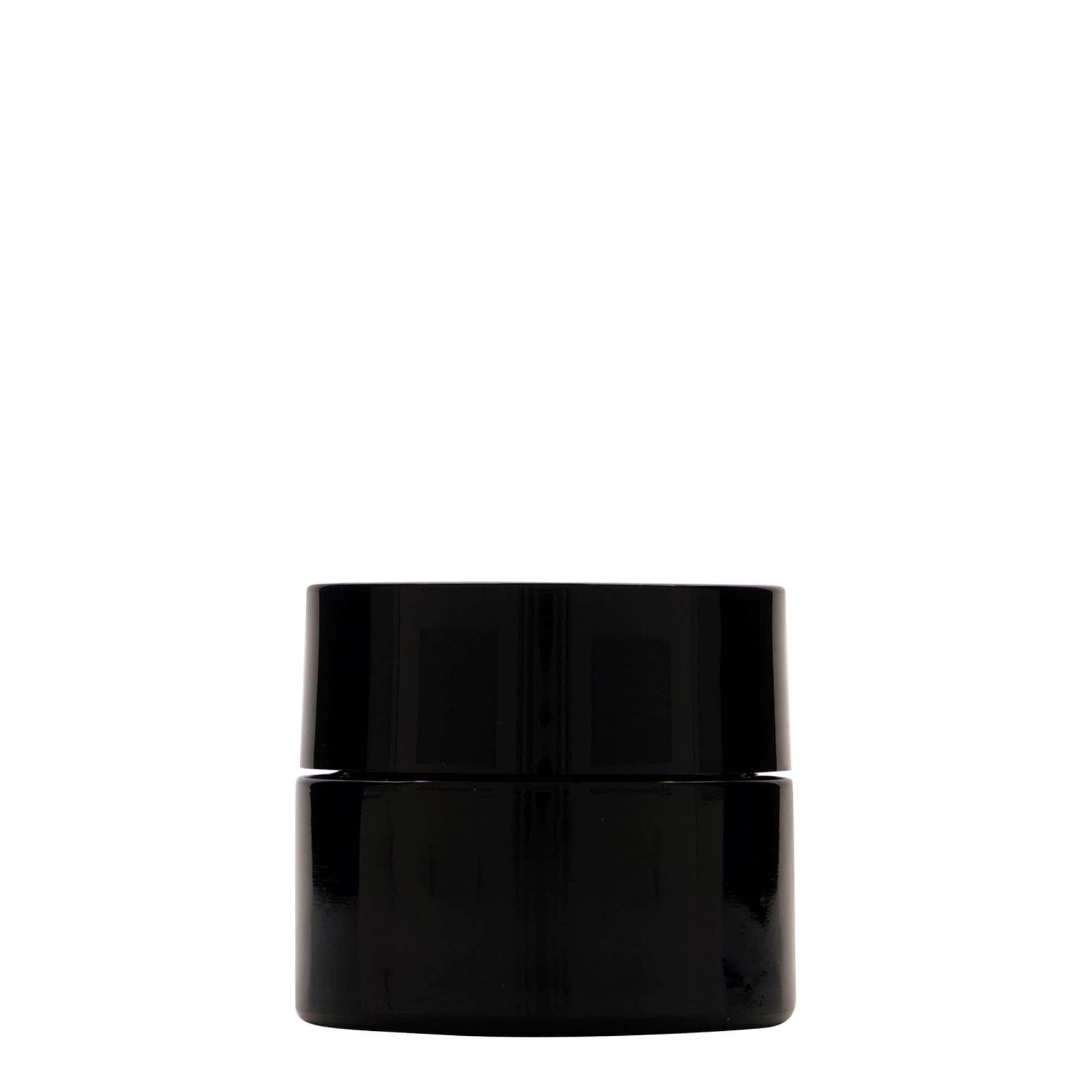 50 ml resirkuleringskrukke "Floria", glass, antikkgrønn, åpning: GPI 58/400
