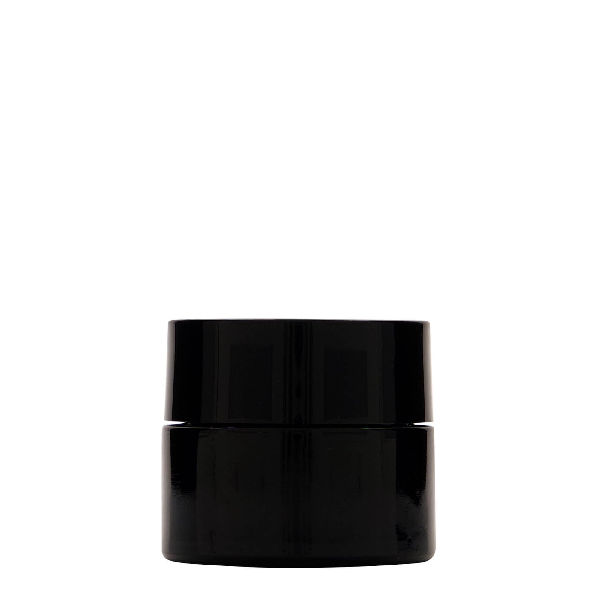 50 ml resirkuleringskrukke 'Floria', glass, antikkgrønn, åpning: 58/400
