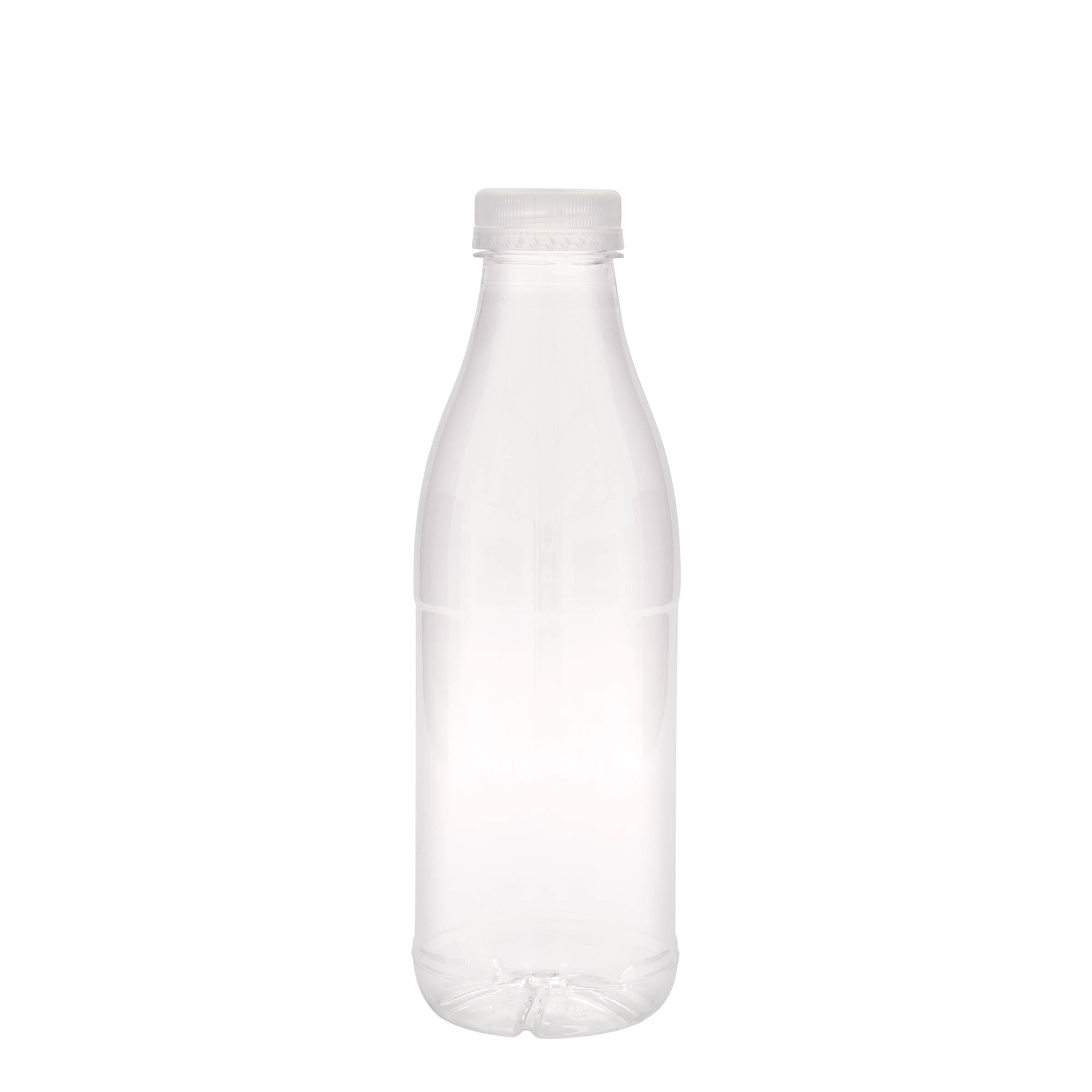 750 ml PET-flaske 'Melk og juice', plast, åpning: 38 mm