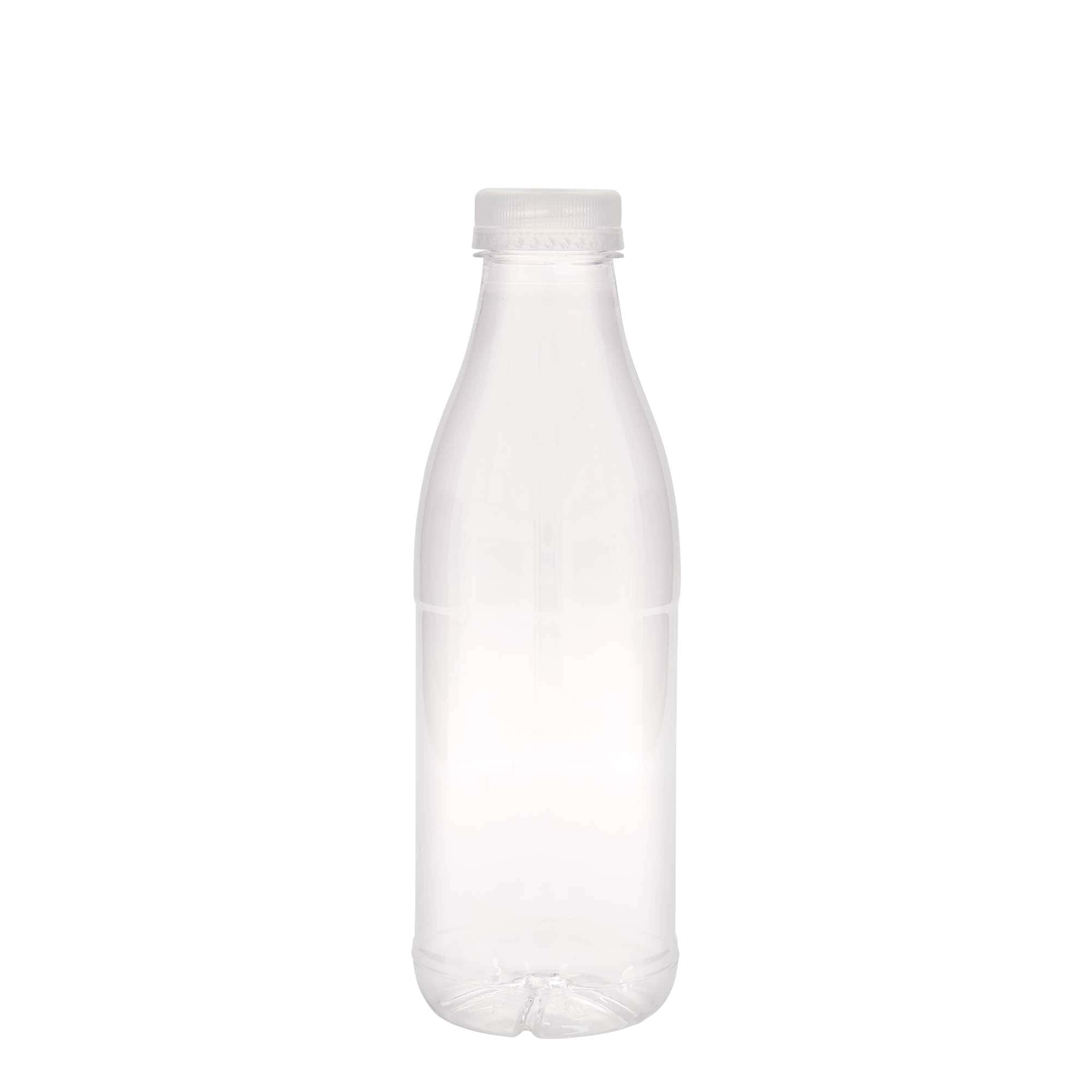 750 ml PET-flaske 'Melk og juice', plast, åpning: 38 mm
