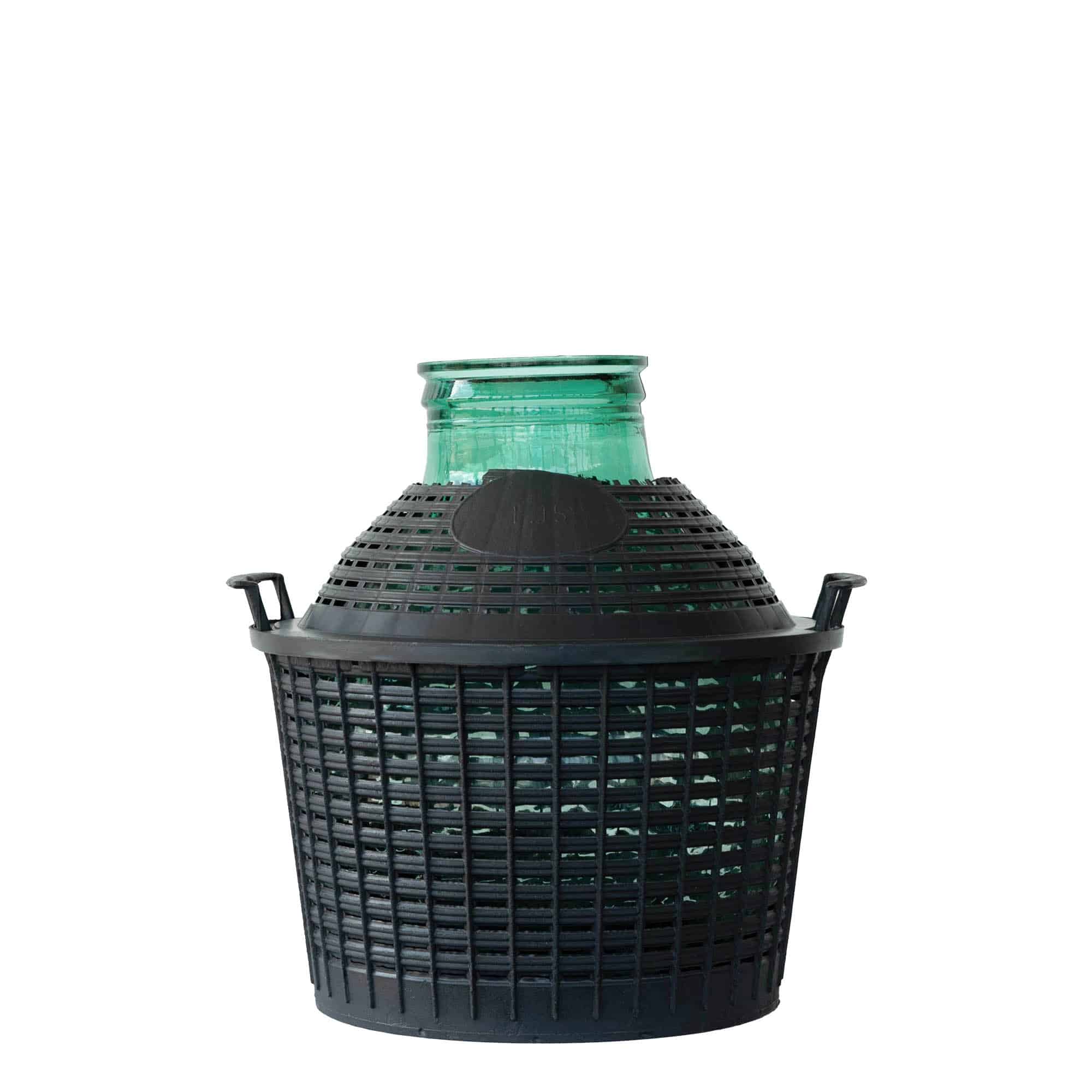15 l ballongflaske vid hals, glass, åpning: Klikklokk 15 l ballongflaske vid hals, glass, åpning: Klikklokk