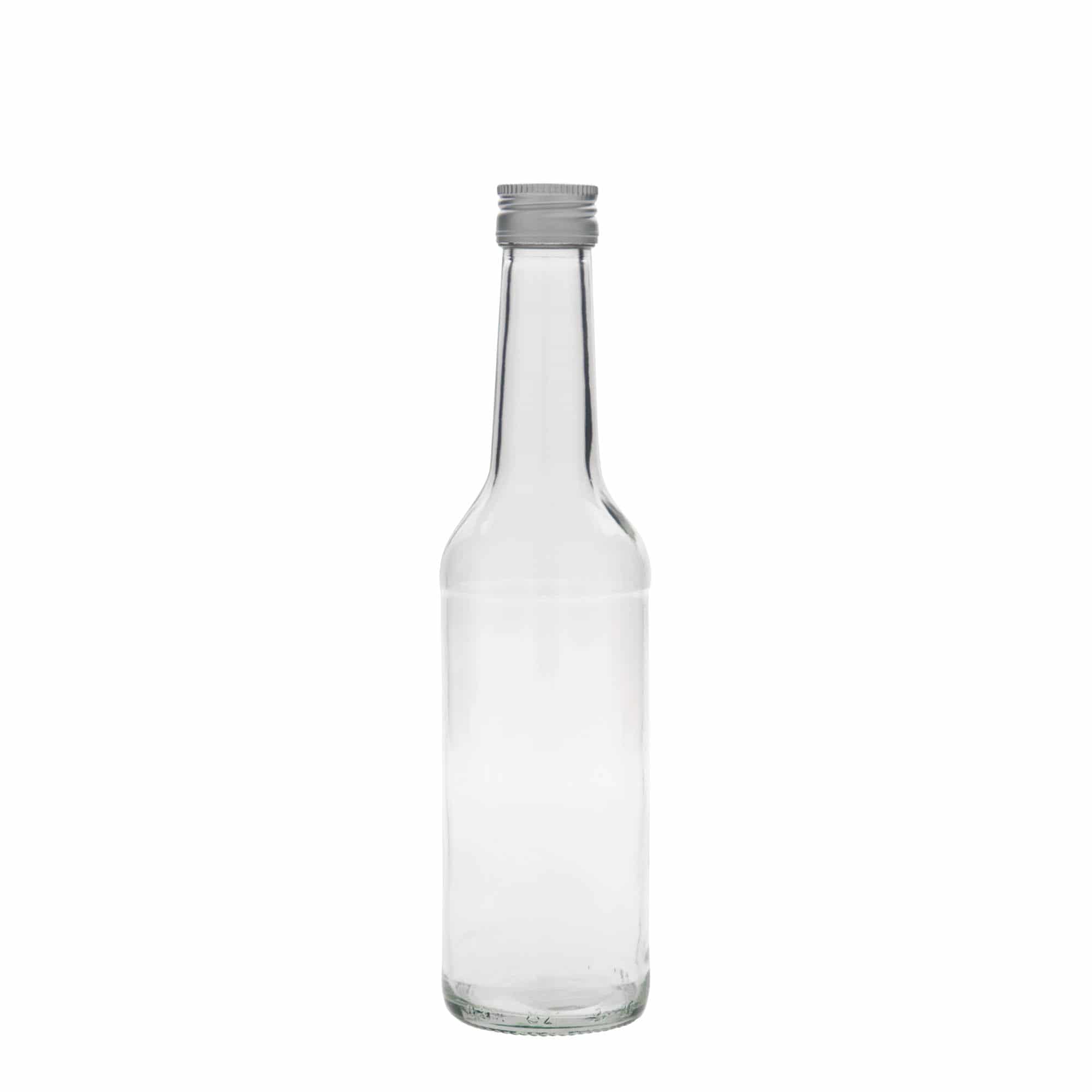 350 ml glassflaske rett hals, åpning: PP 28